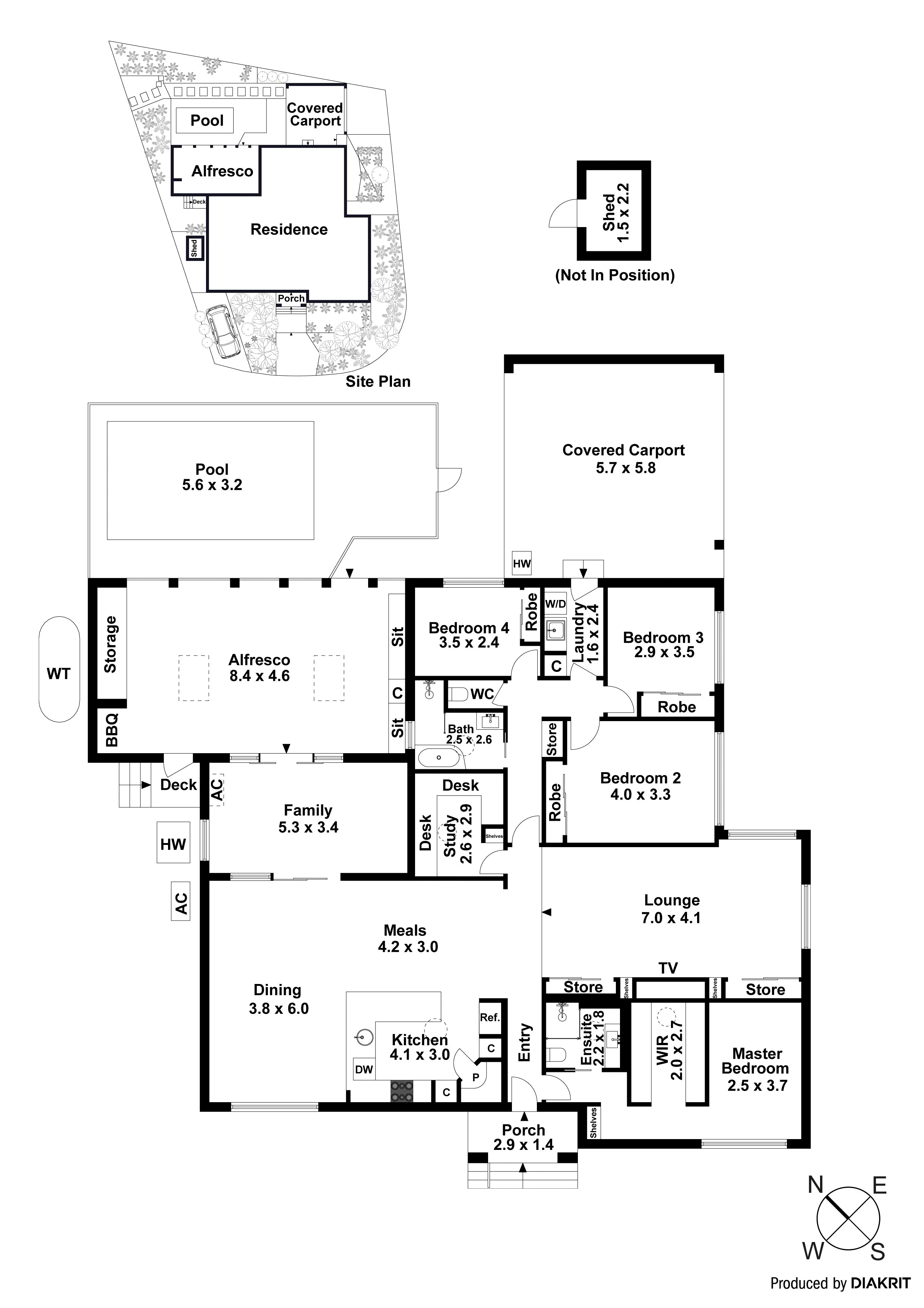 6 Waitara Court, Wheelers Hill VIC 3150 - Floorplan