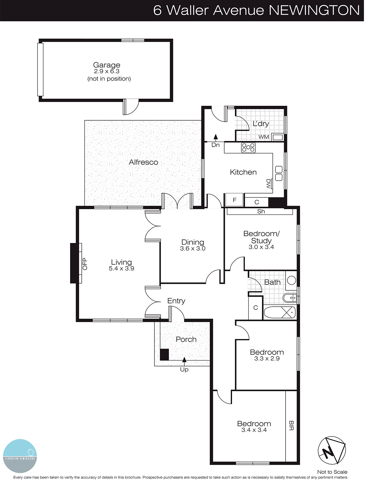 6 Waller Avenue, Newington VIC 3350 - Floorplan