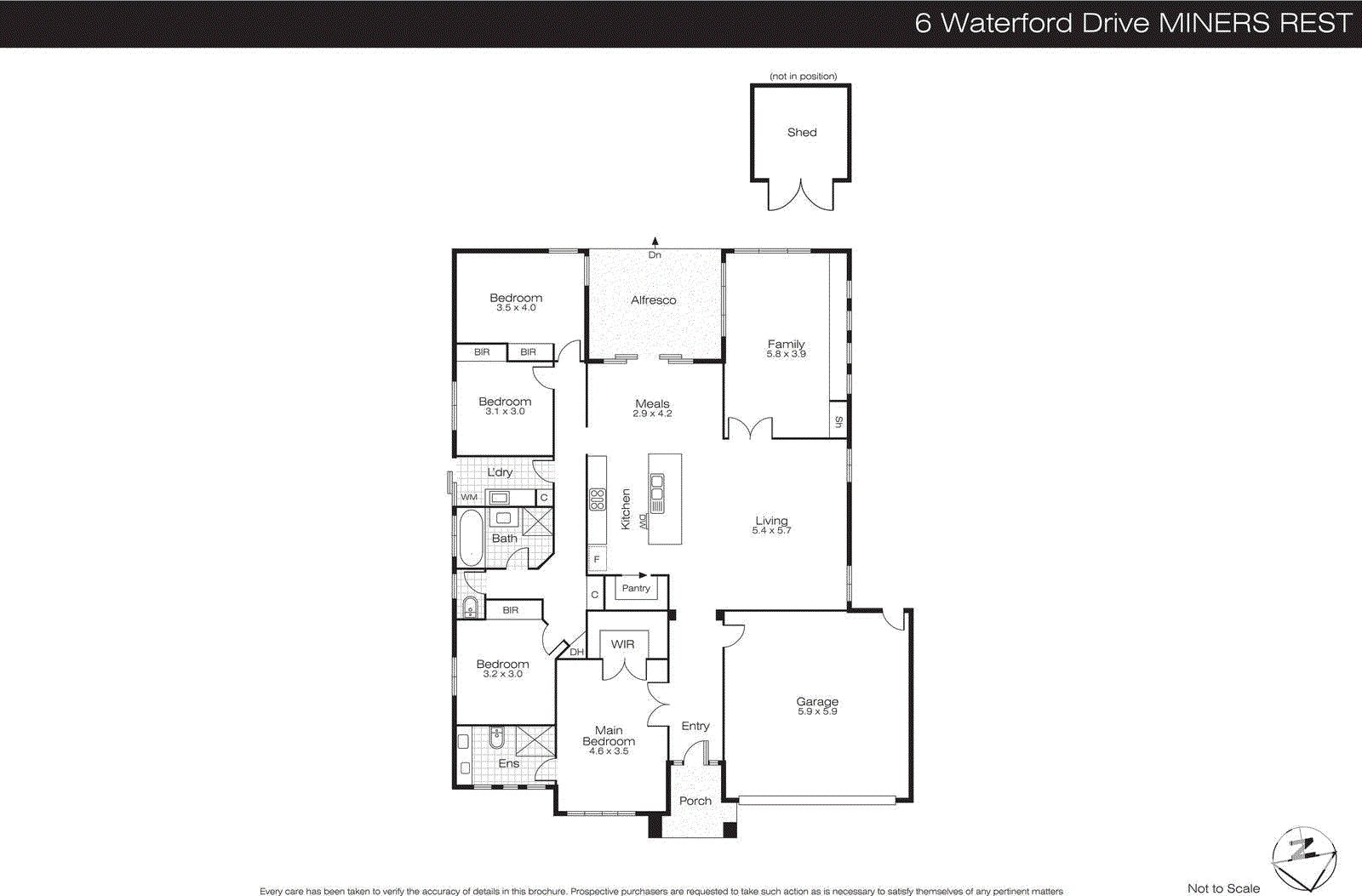 6 Waterford Drive, Miners Rest VIC 3352 - Floorplan