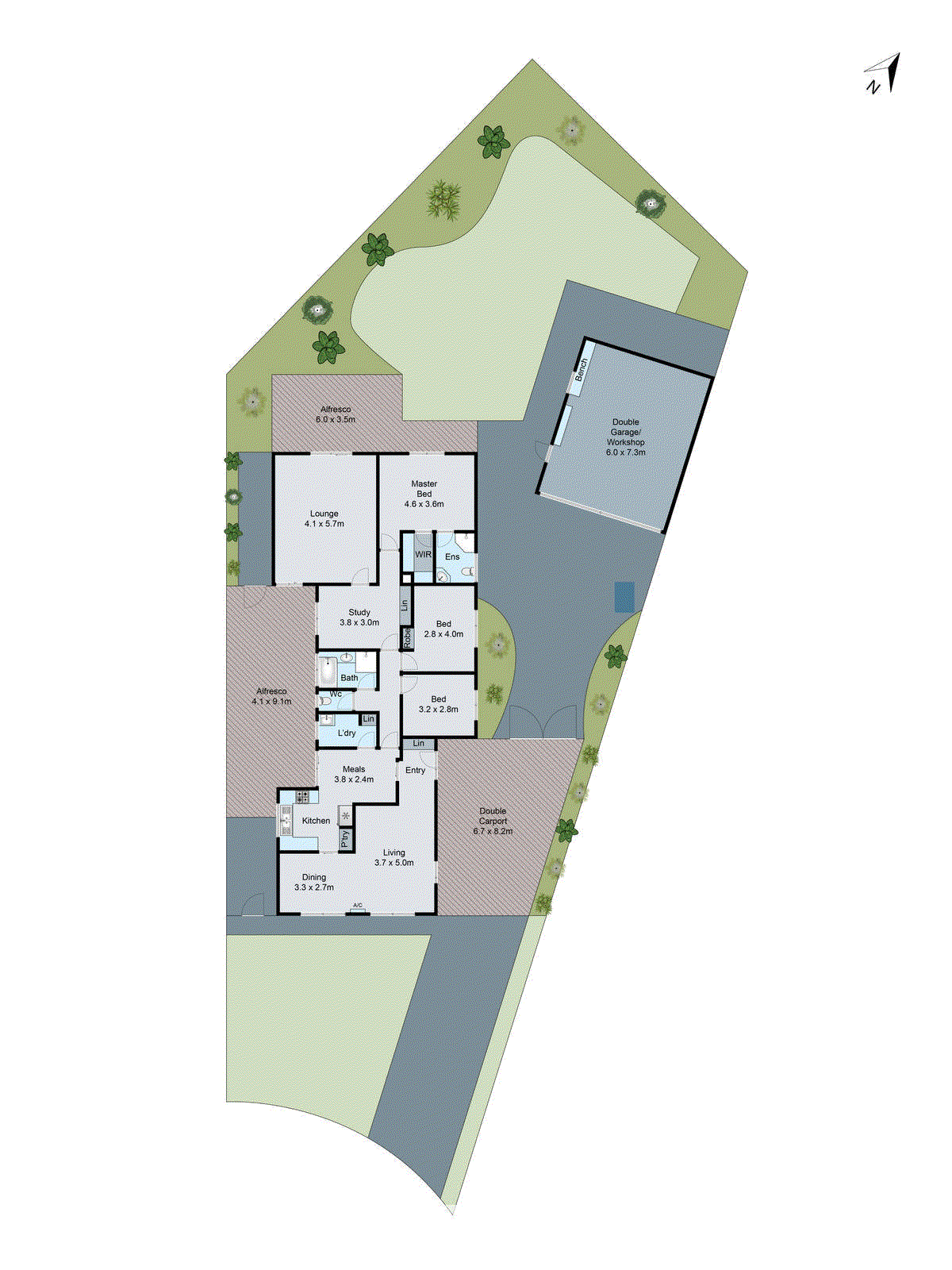 6 Wattle Place, Corio VIC 3214 - Floorplan