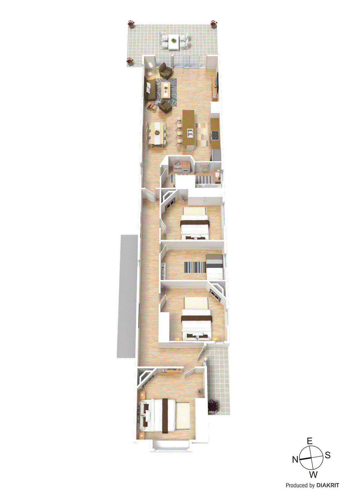 6 Wave Street, Hampton VIC 3188 - Floorplan