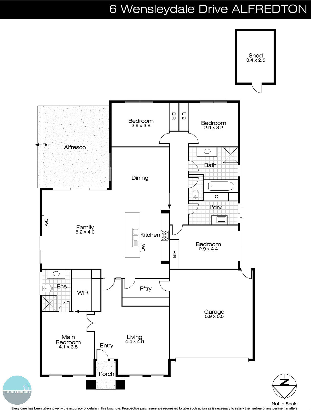 6 Wensleydale Drive, Alfredton VIC 3350 - Floorplan