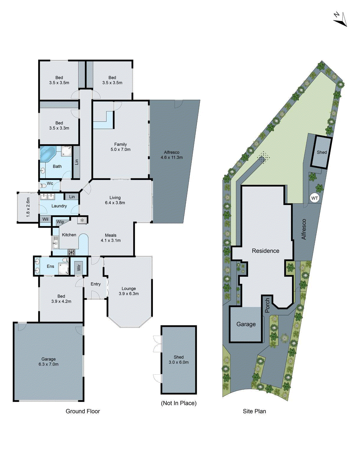 6 Wesona Place, Grovedale VIC 3216 - Floorplan