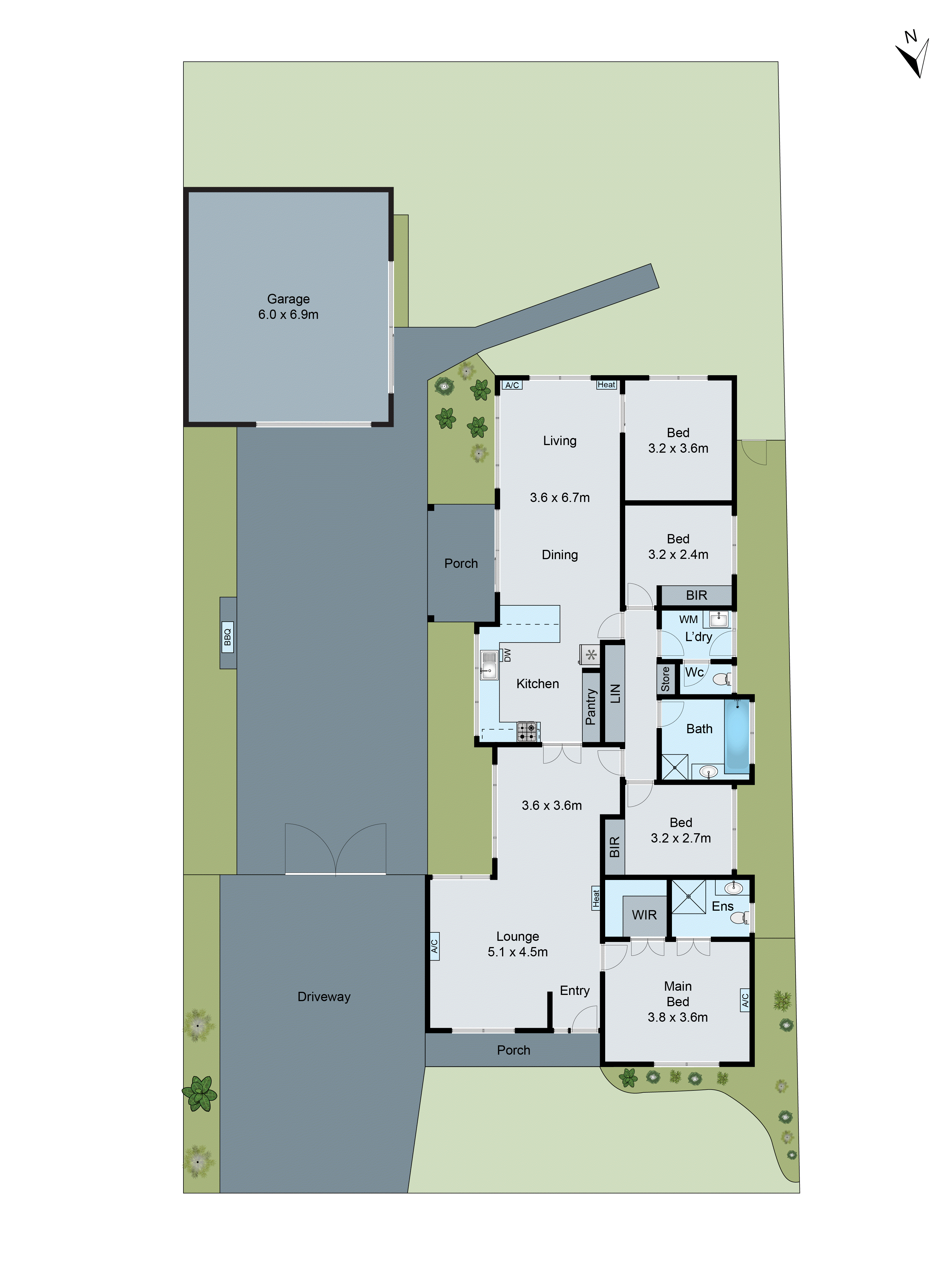 6 Westmoreland Street, St Albans Park VIC 3219 - Floorplan