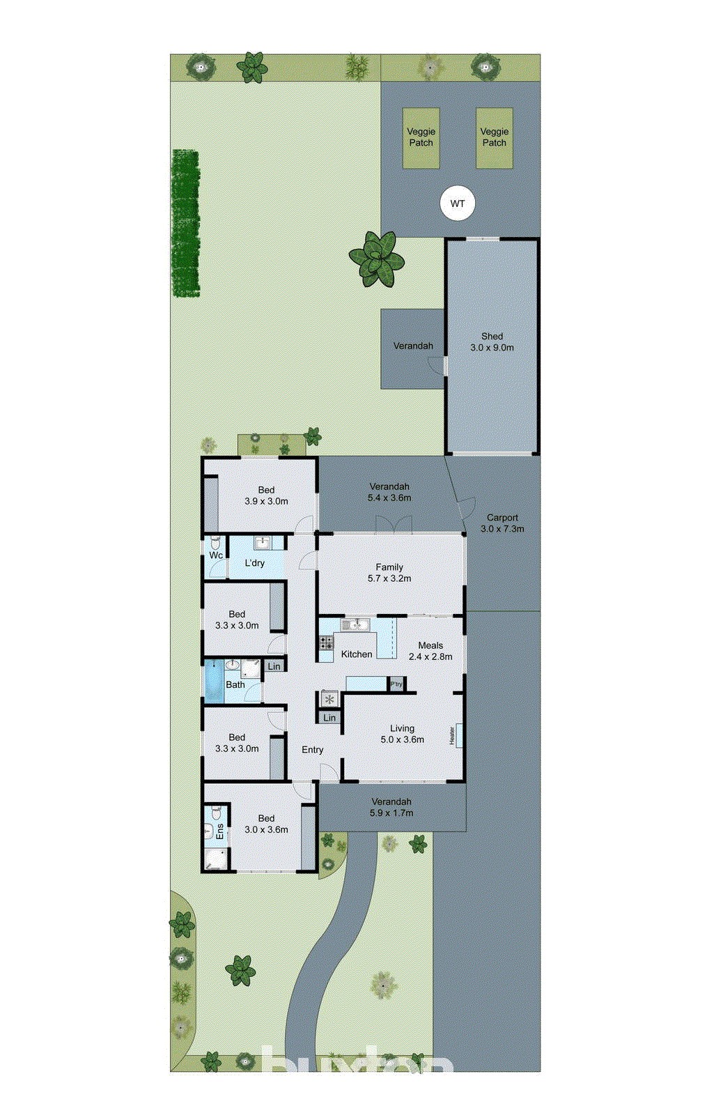 6 Willana Avenue, HAMLYN HEIGHTS VIC 3215 - Floorplan