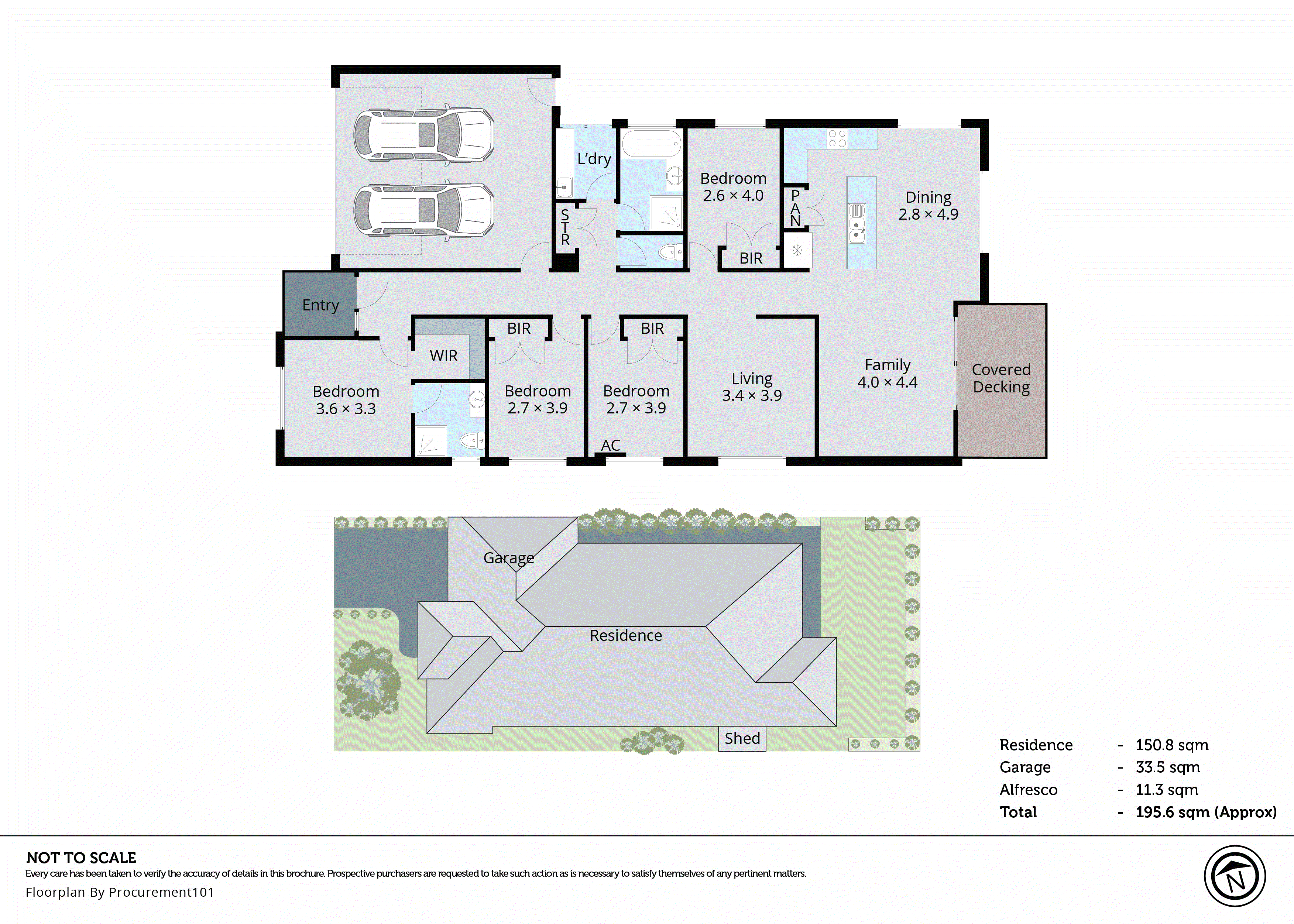 6 Winthrop Court, Keysborough VIC 3173 - Floorplan