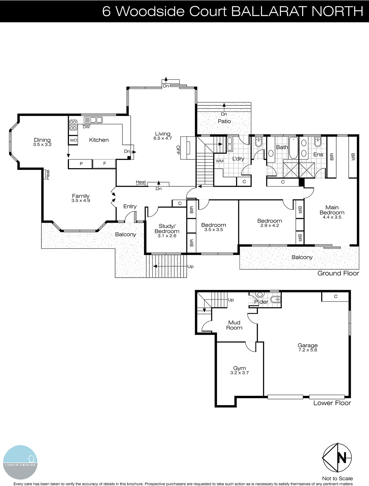 6 Woodside Court, Ballarat North VIC 3350 - Floorplan