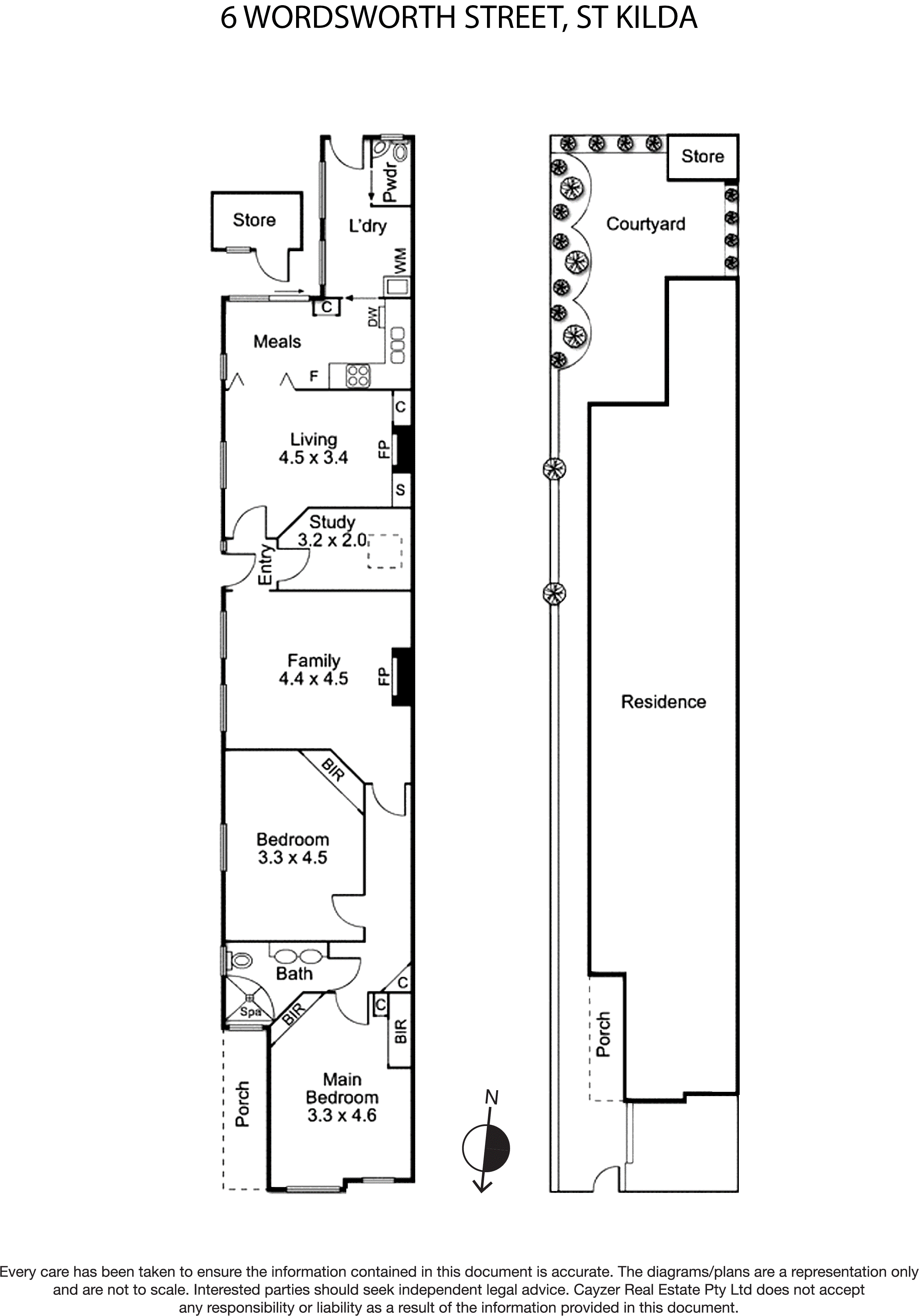 6 Wordsworth Street, ST KILDA VIC 3182 - Floorplan