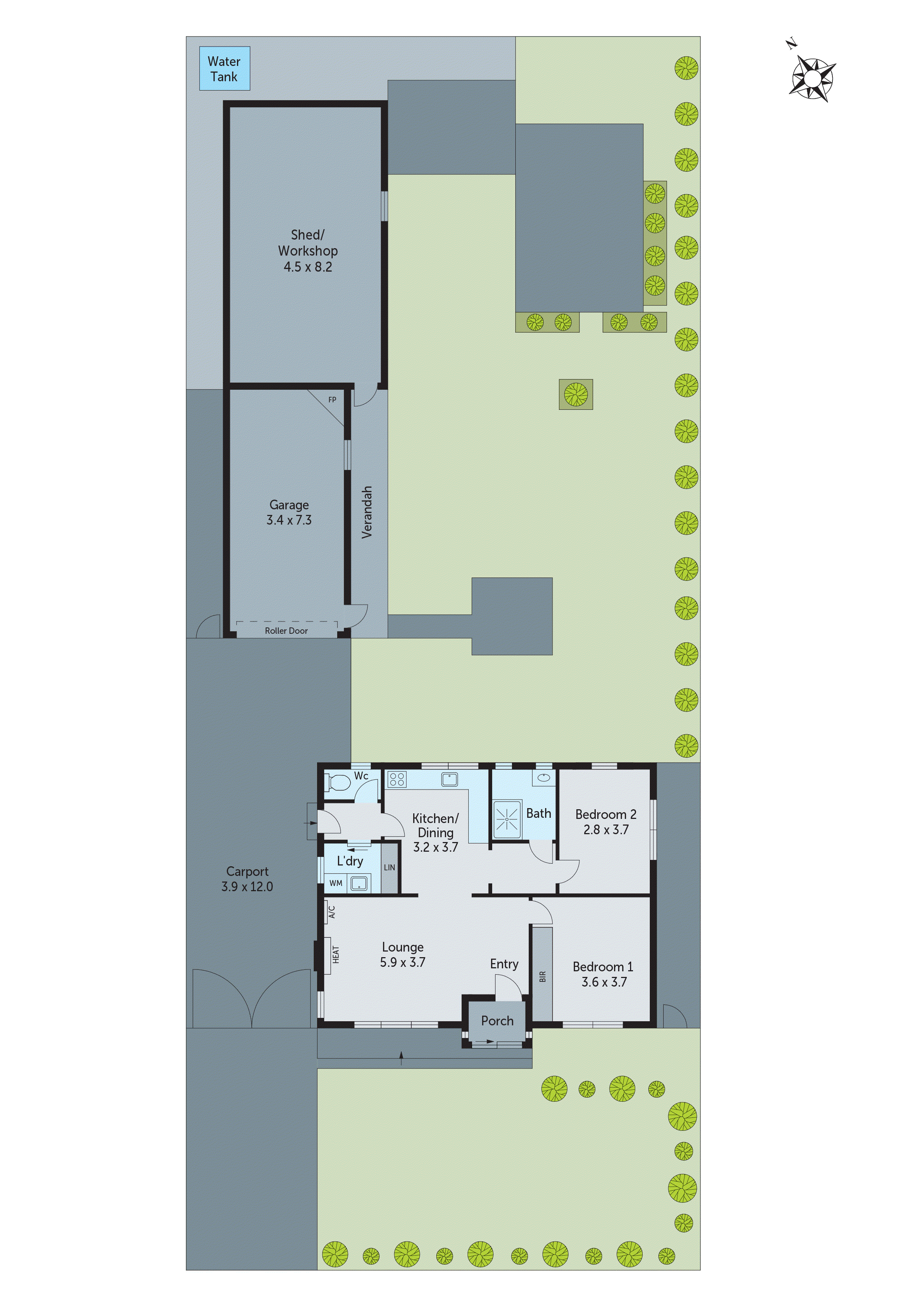 6 Wren Street, Norlane VIC 3214 - Floorplan