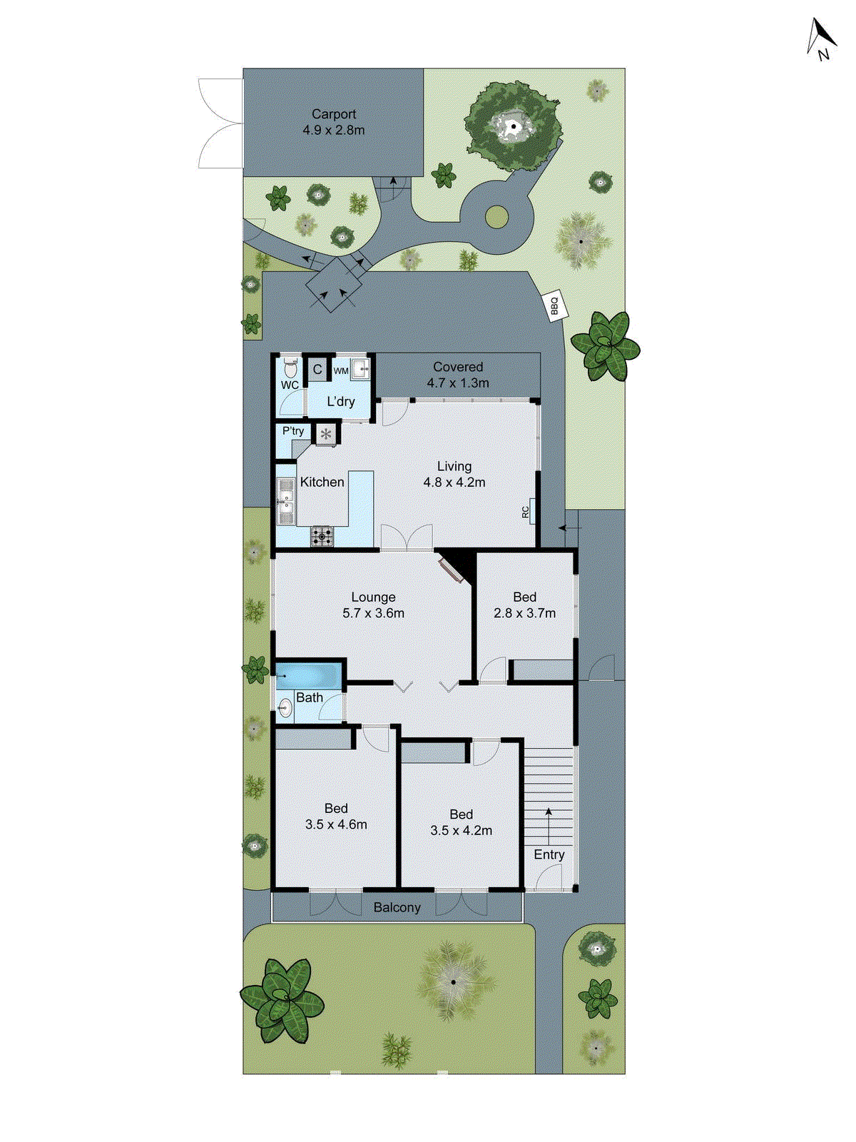 60 Fairview Avenue, Newtown VIC 3220 - Floorplan