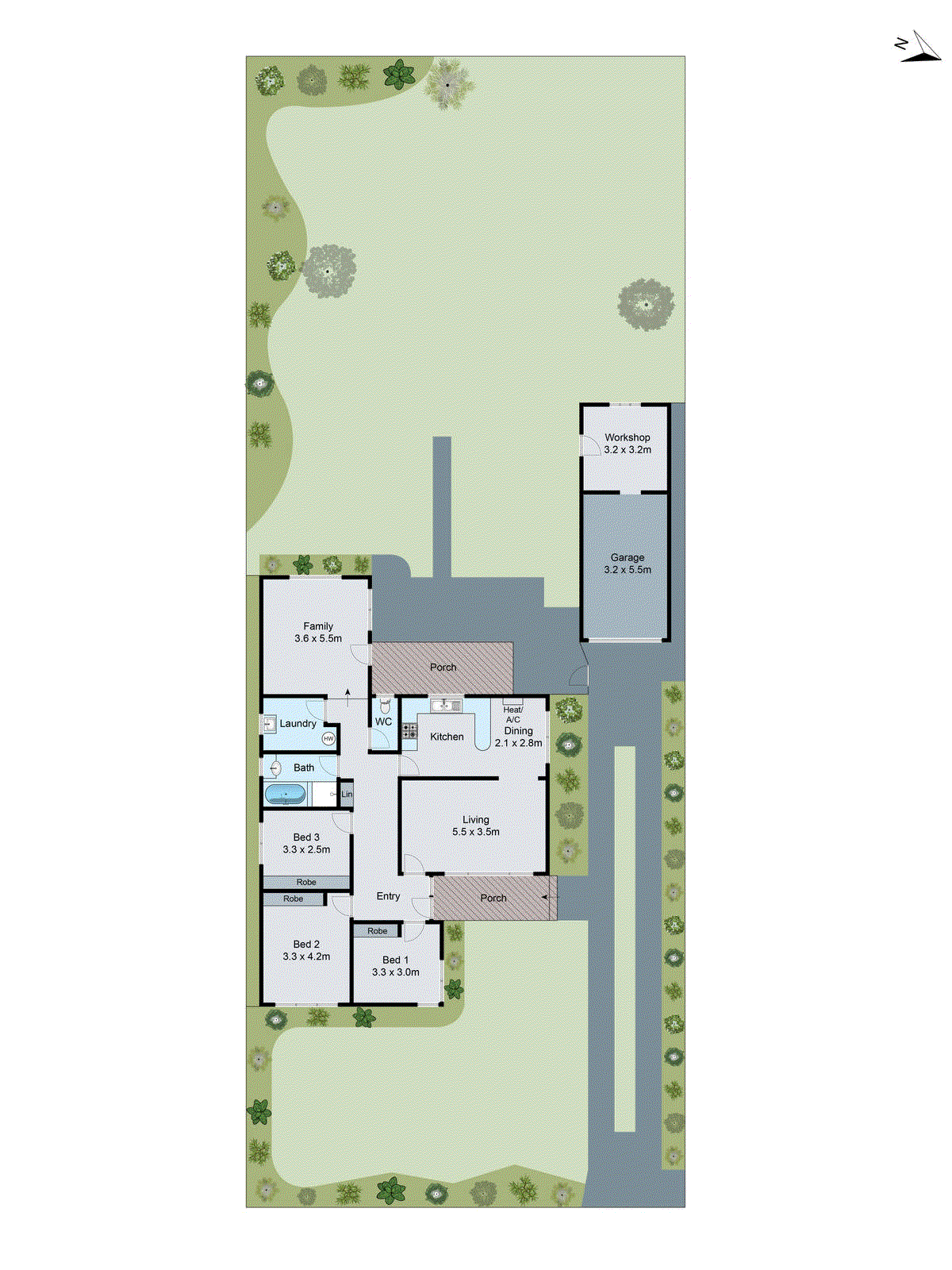 60 Helms Street, Newcomb VIC 3219 - Floorplan