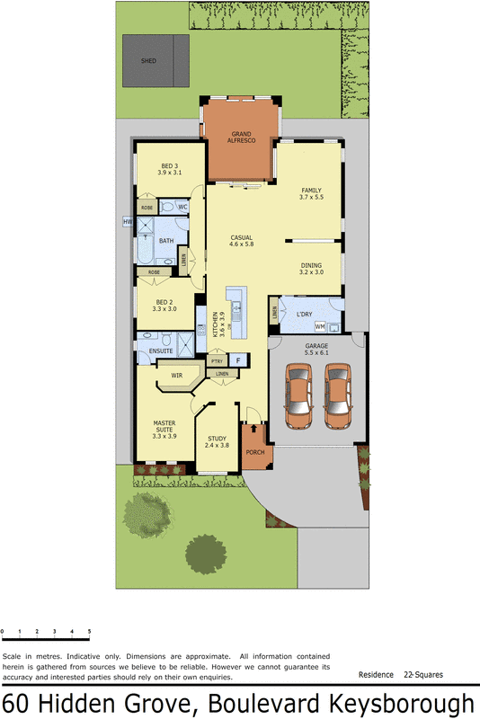 60 Hidden Grove Boulevard, Keysborough VIC 3173 - Floorplan