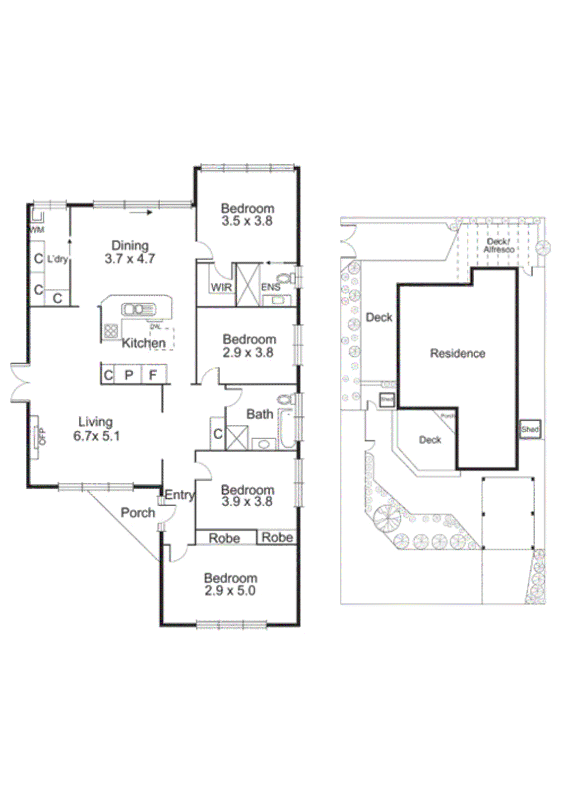 60 Kirkwood Avenue, Seaford VIC 3198 - Floorplan