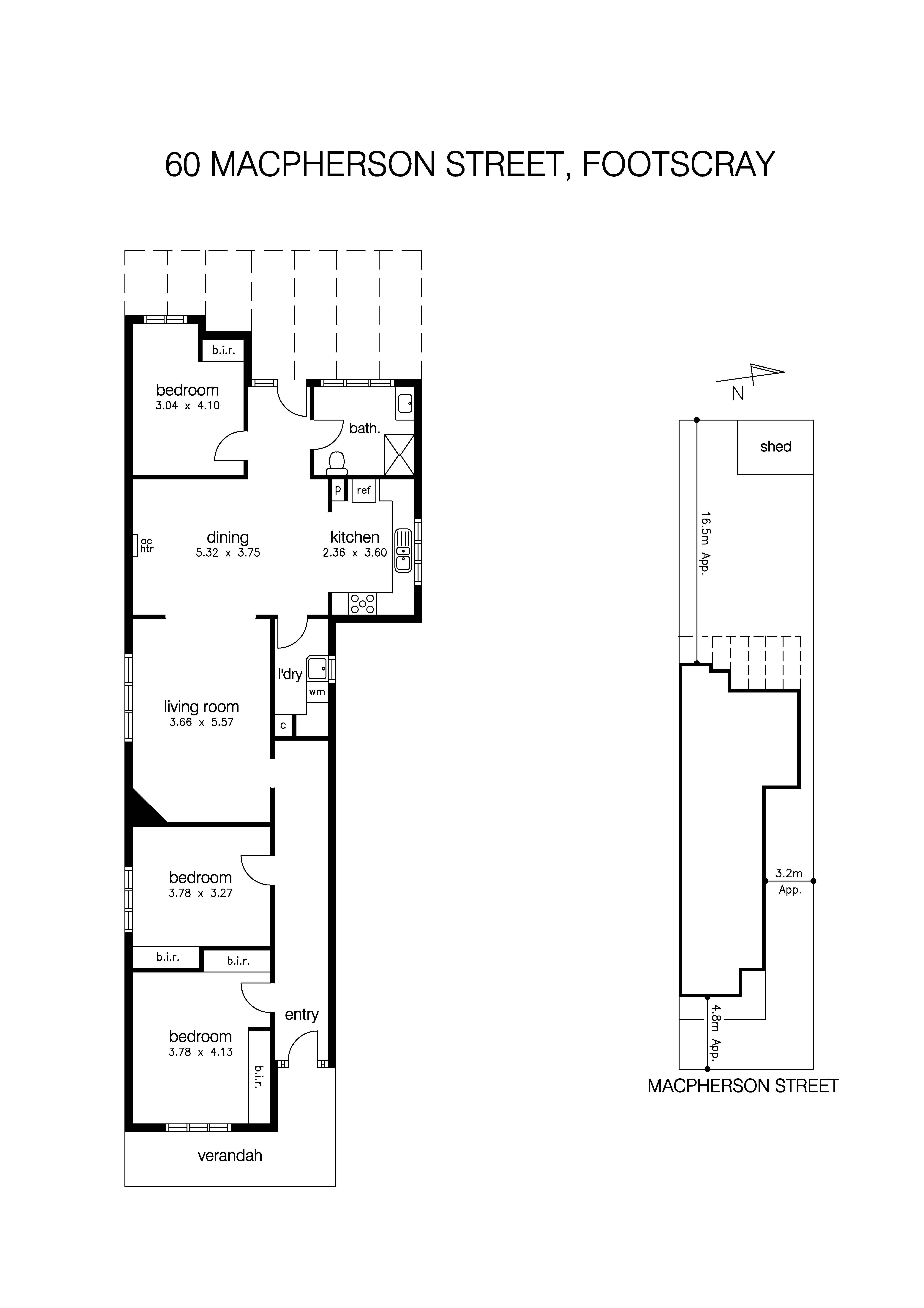 60 Macpherson Street, FOOTSCRAY VIC 3011 - Floorplan