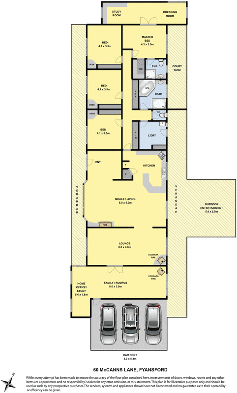 60 McCanns Lane, Fyansford VIC 3218 - Floorplan