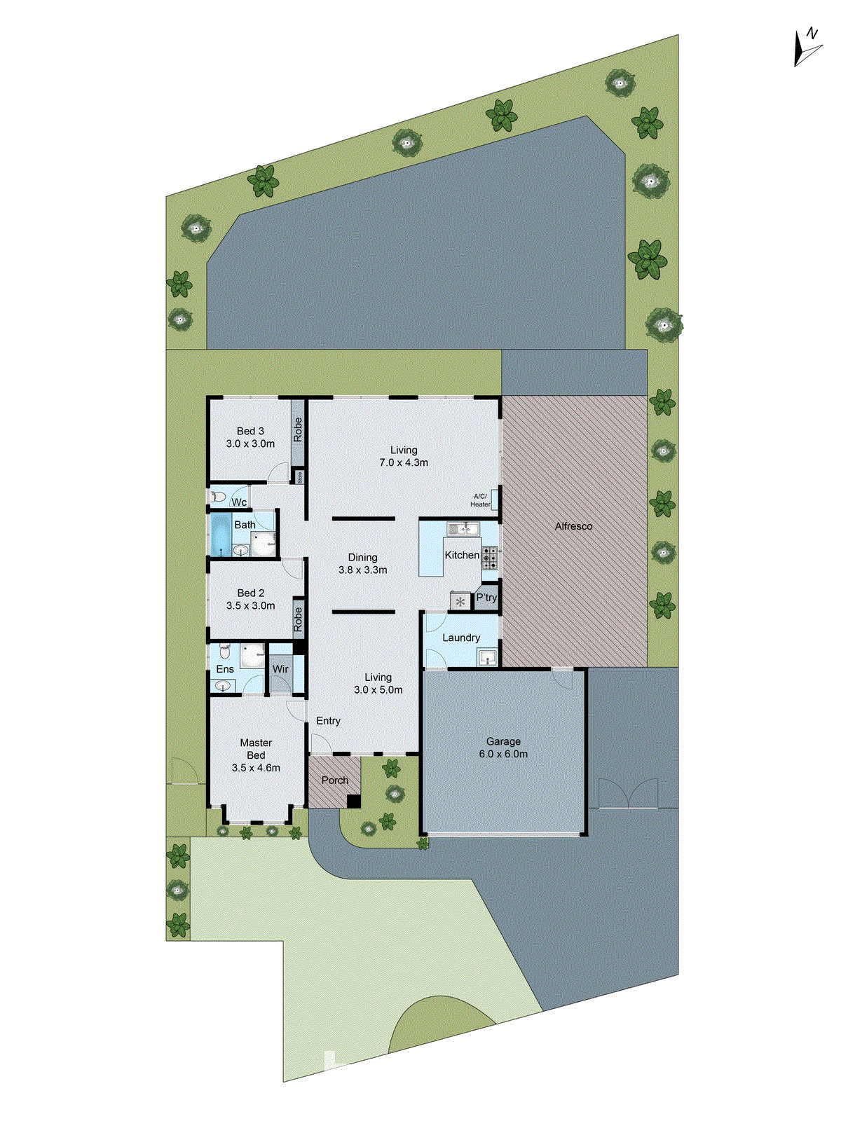 60 Pethajohn Parade, Grovedale VIC 3216 - Floorplan