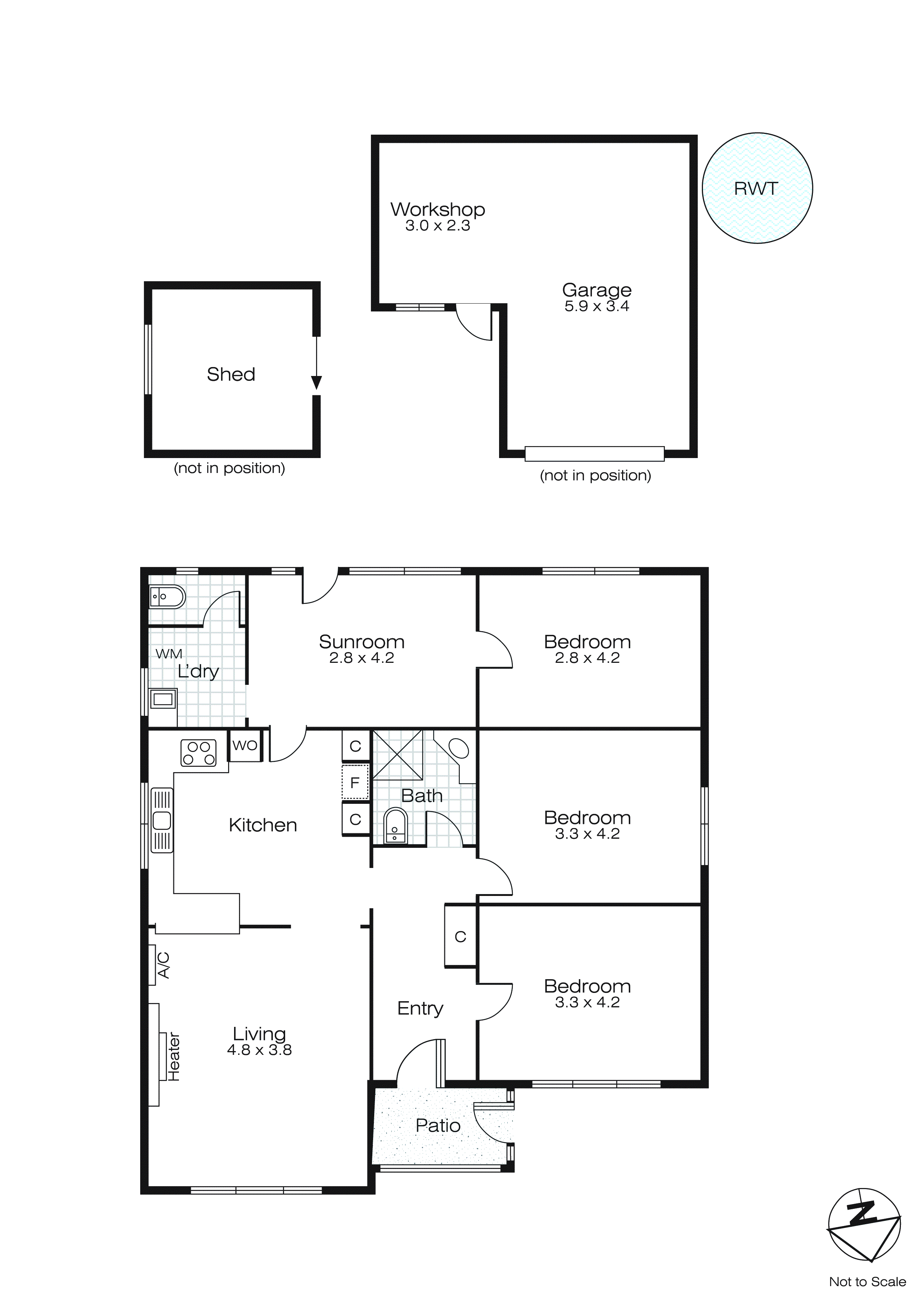 601 Howard Street, Soldiers Hill VIC 3350 - Floorplan