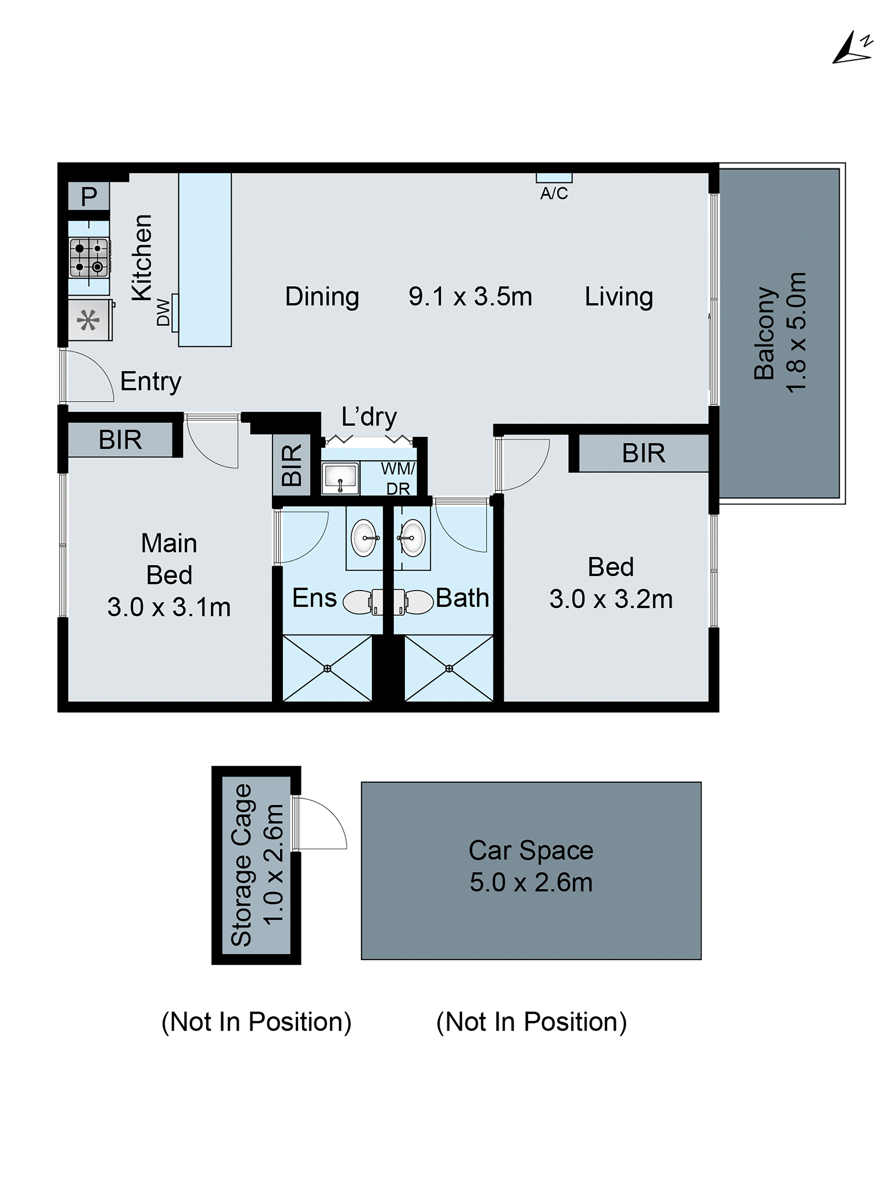 601/18 Malone Street, Geelong VIC 3220 - Floorplan
