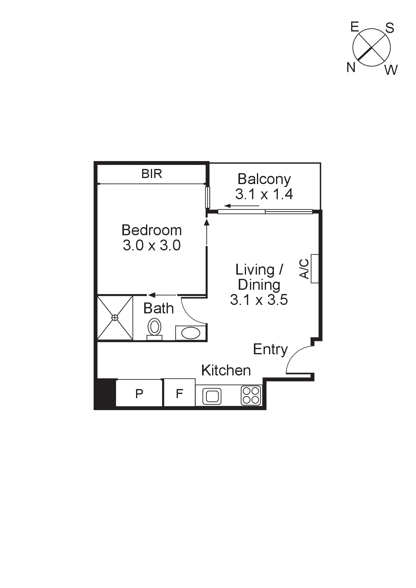 601/50 Claremont Street, South Yarra VIC 3141 - Floorplan