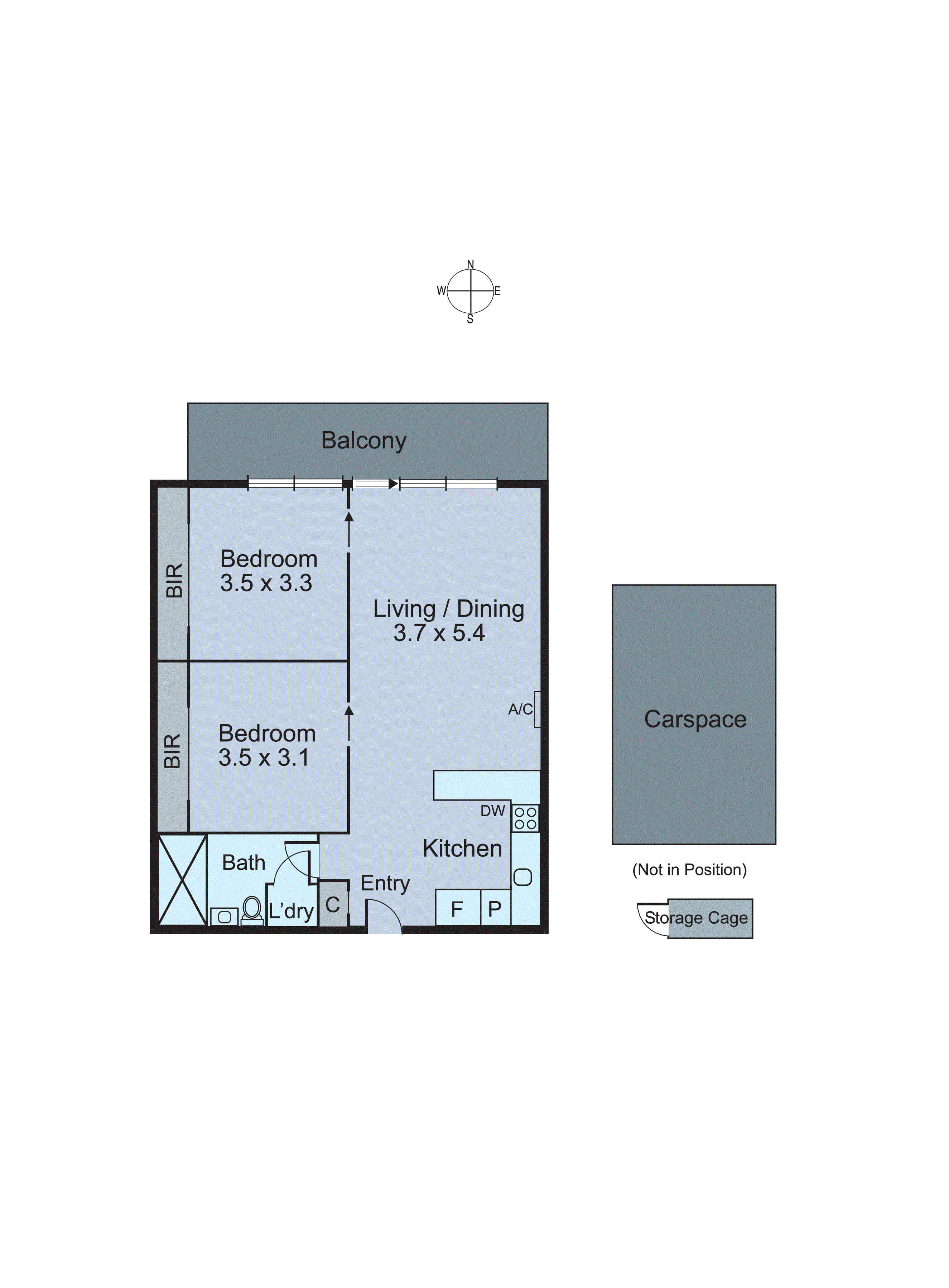 601/6 Railway Road, Cheltenham VIC 3192 - Floorplan