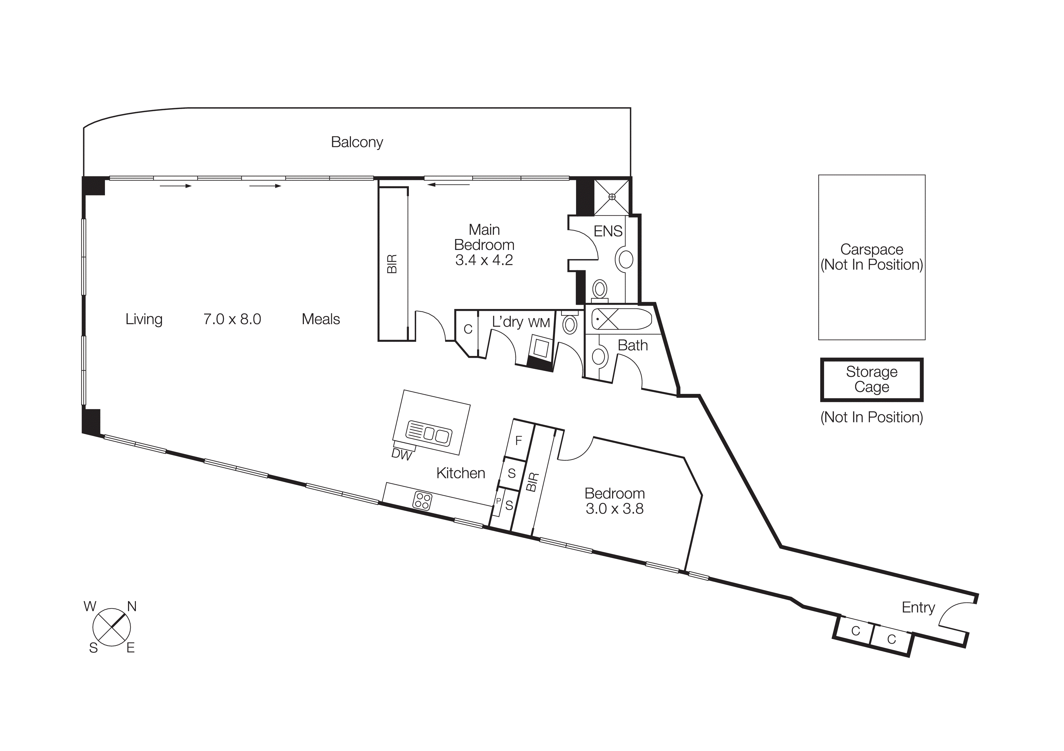 601/65 Beach Street, Port Melbourne VIC 3207 - Floorplan