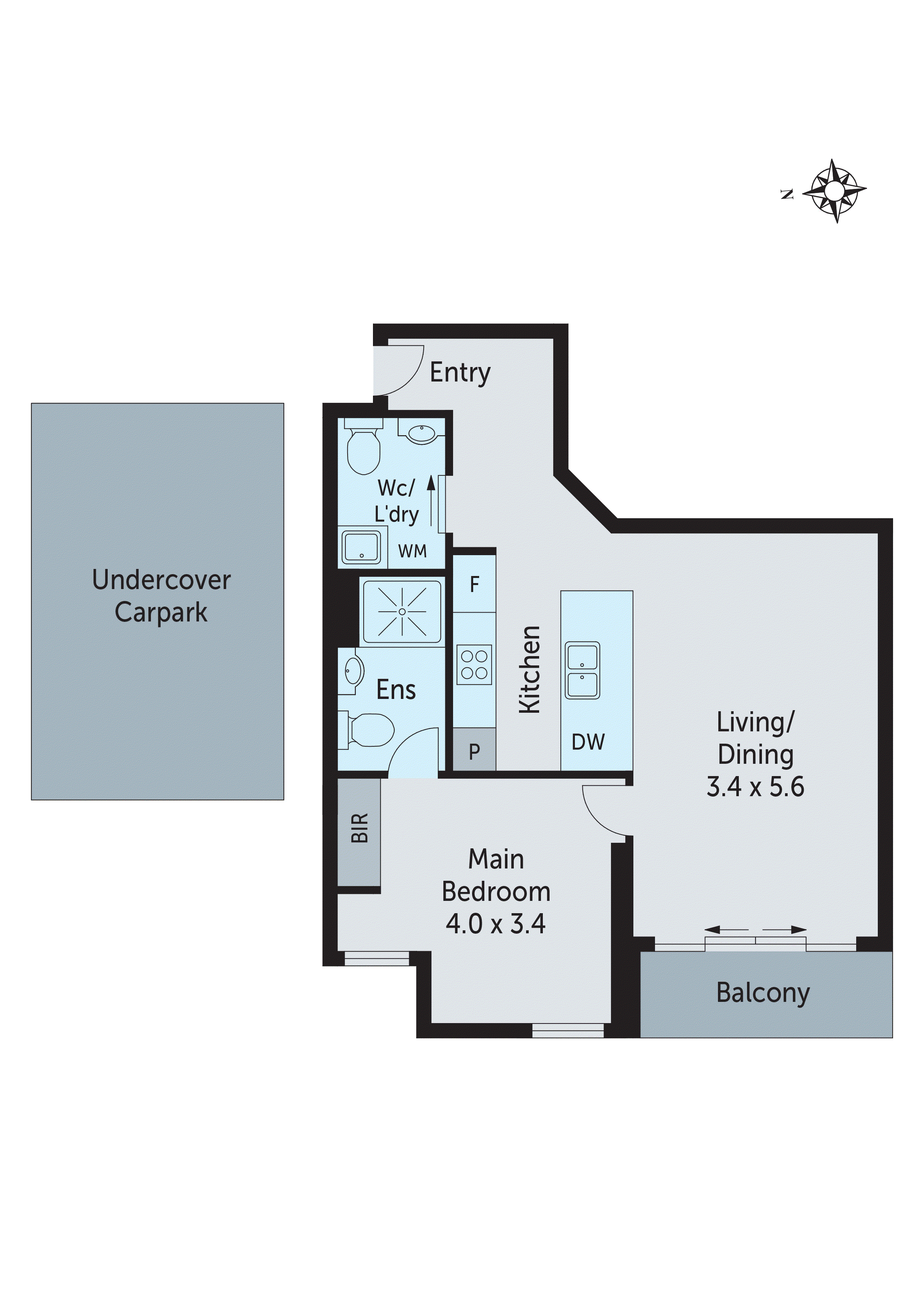 602/8 Gheringhap Street, Geelong VIC 3220 - Floorplan