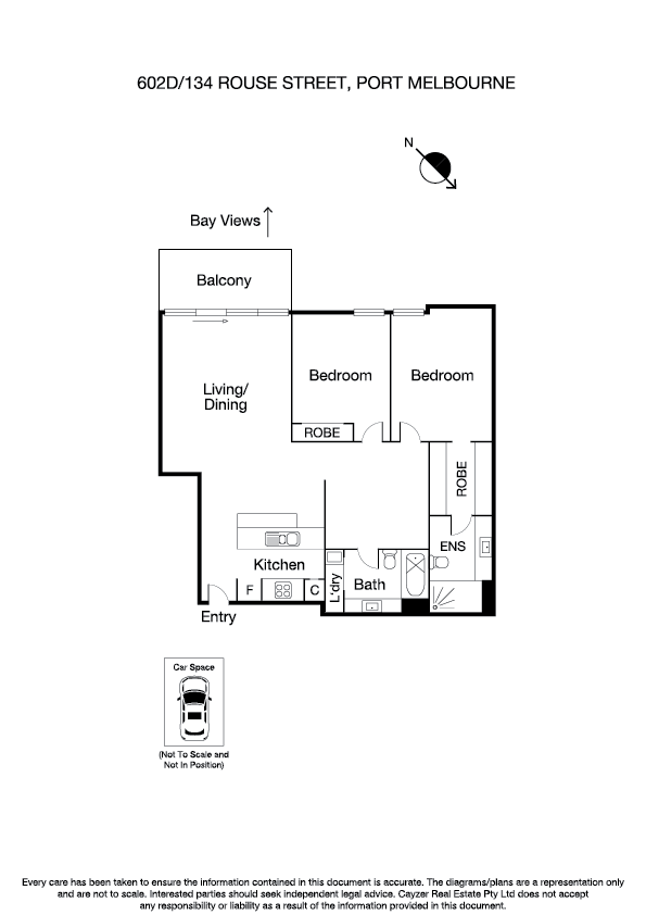 602D/134 Rouse Street, PORT MELBOURNE VIC 3207 - Floorplan