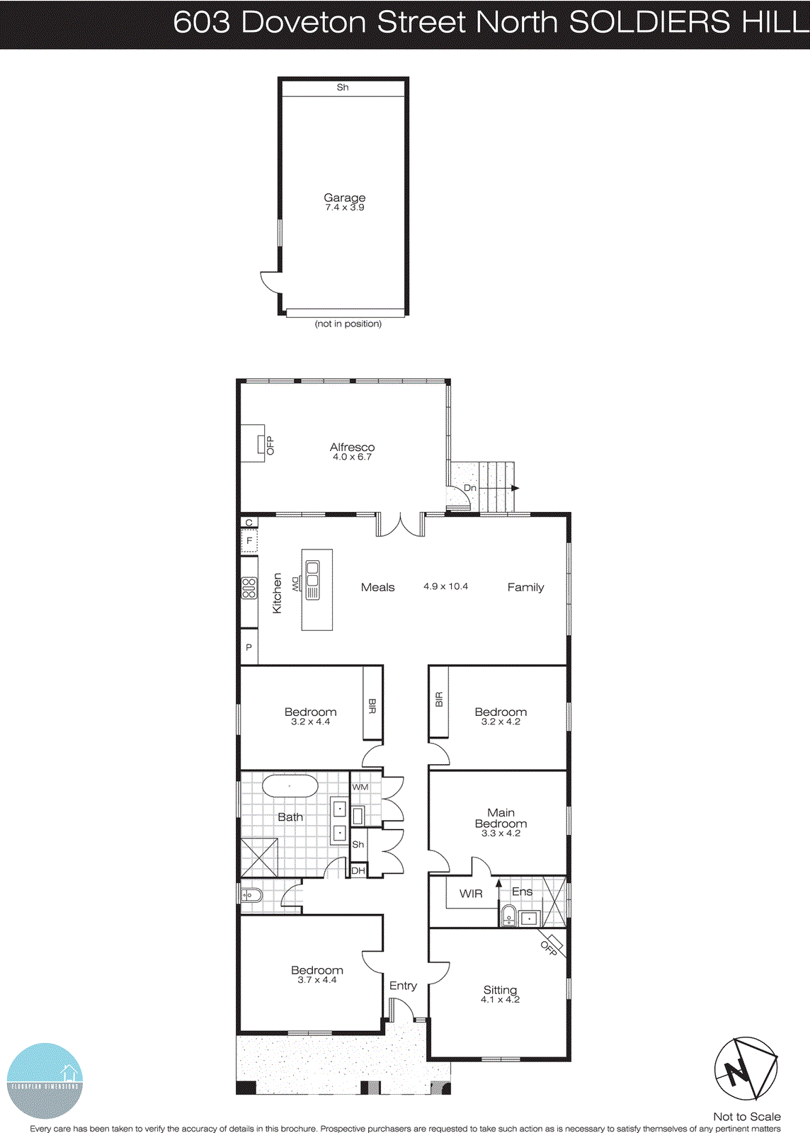 603 Doveton Street North, Soldiers Hill VIC 3350 - Floorplan