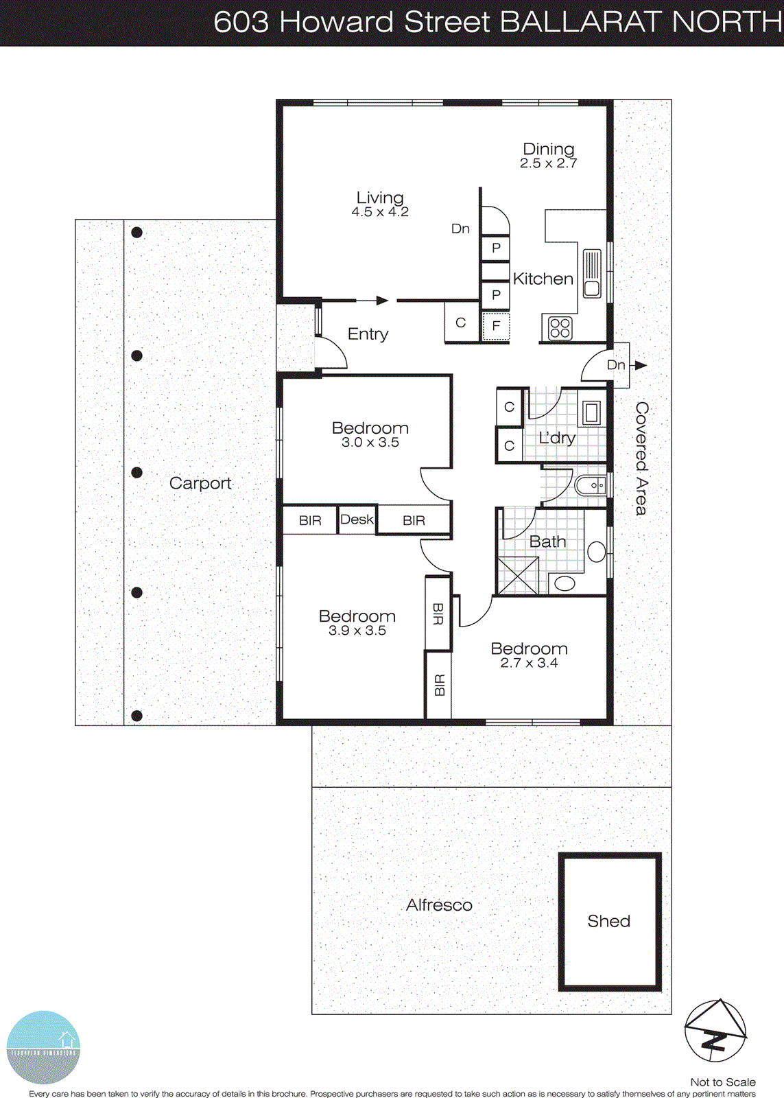 603 Howard Street, Soldiers Hill VIC 3350 - Floorplan