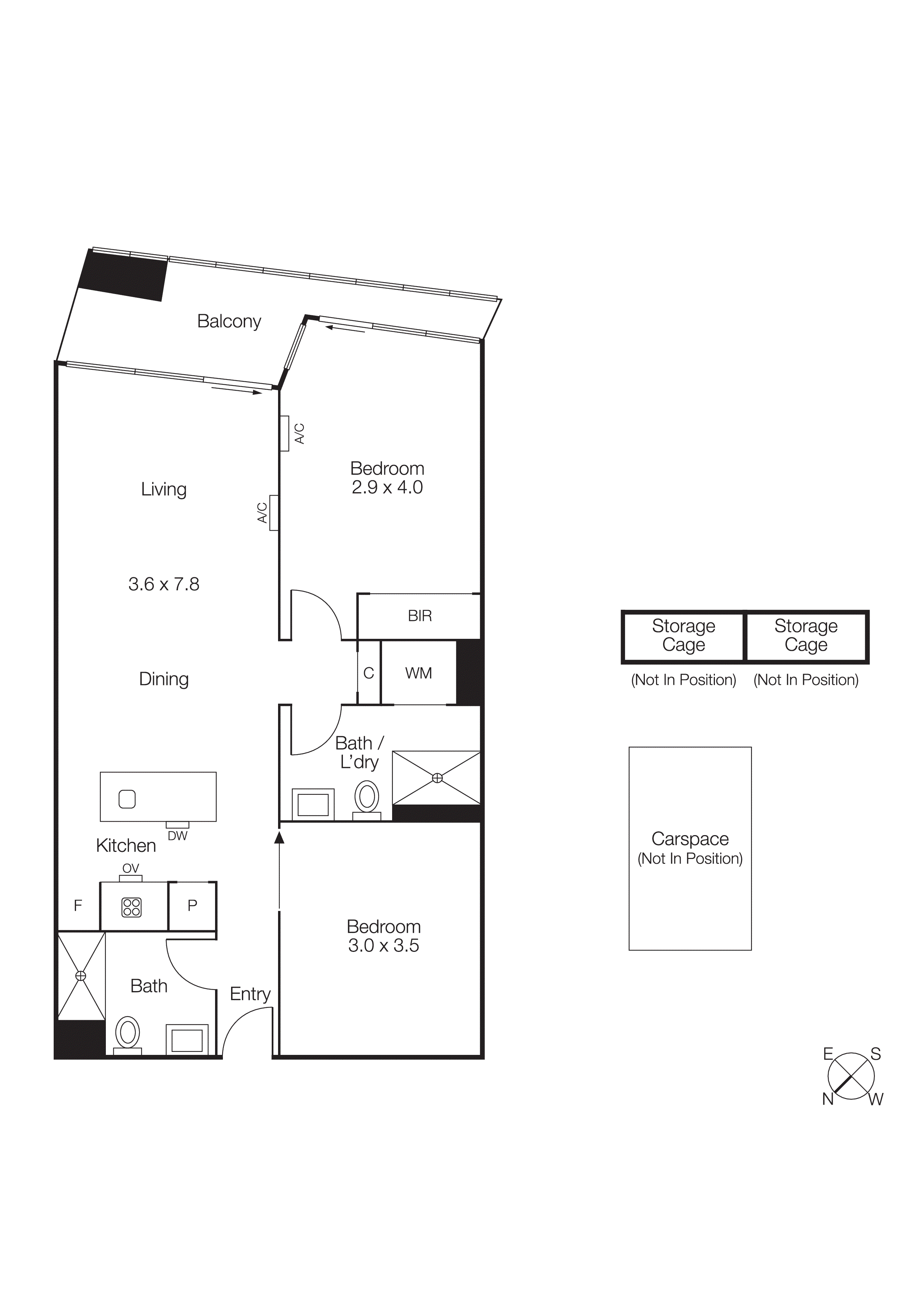 603/8 Mccrae Street, Docklands VIC 3008 - Floorplan