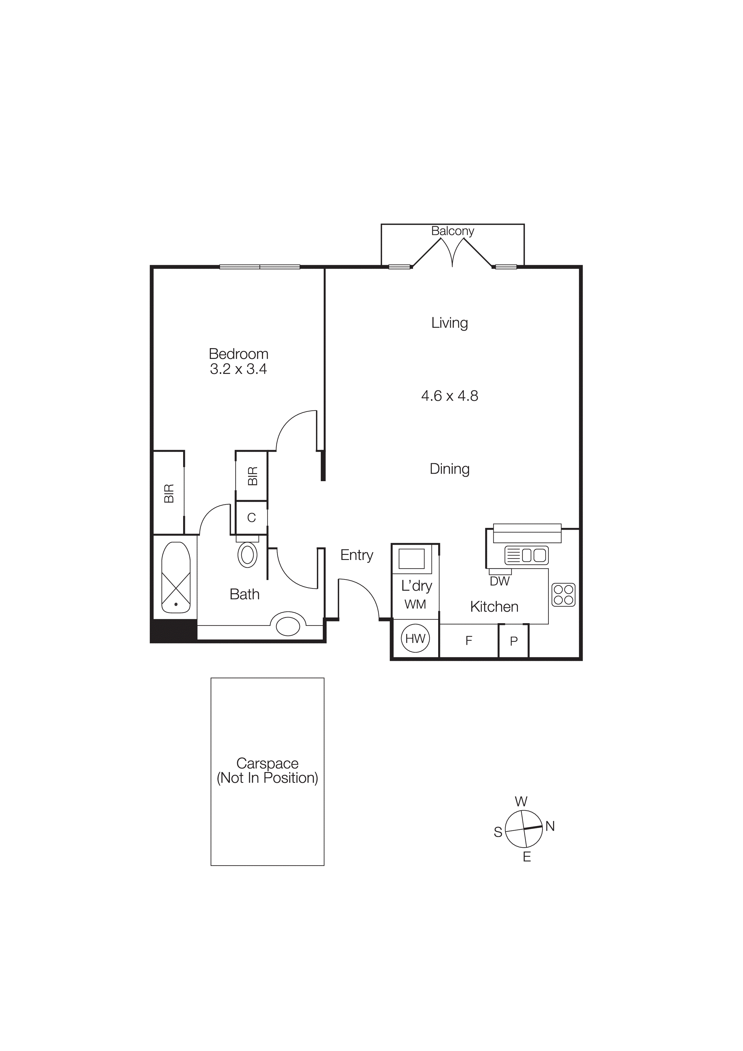 60/380 Toorak Road, South Yarra VIC 3141 - Floorplan