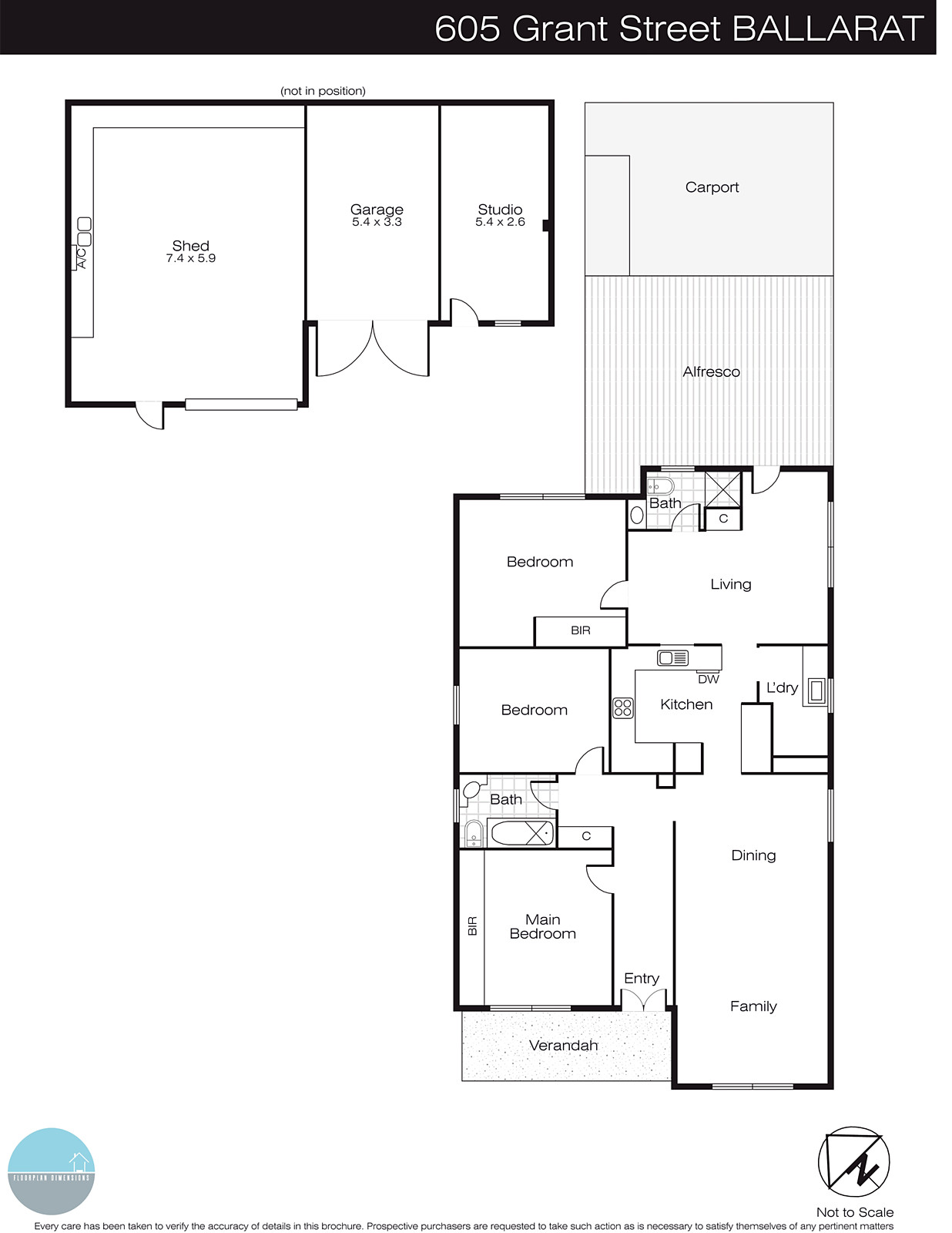 605 Grant Street, Ballarat Central VIC 3350 - Floorplan