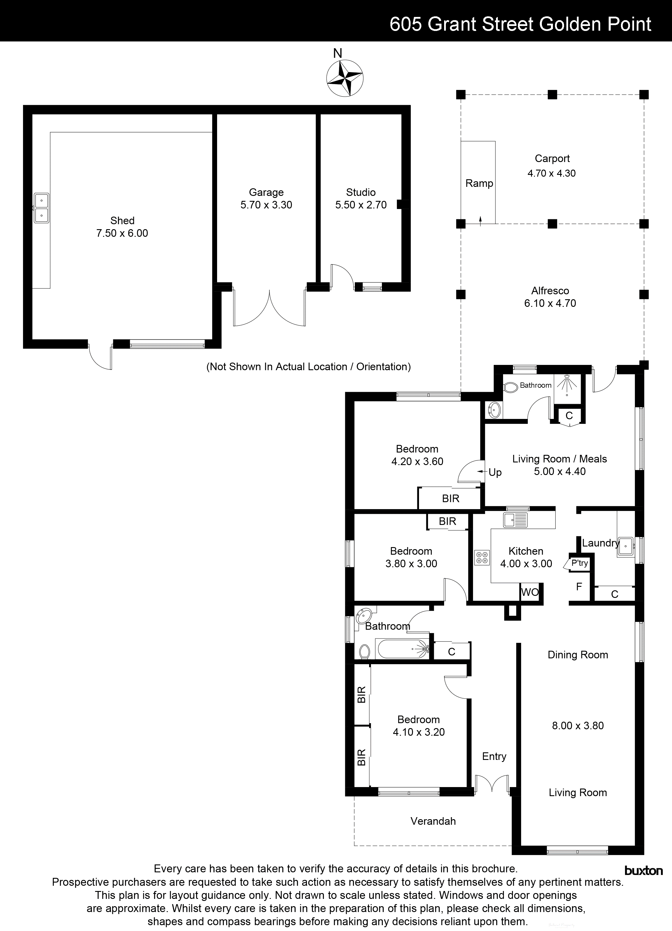 605 Grant Street, Ballarat Central VIC 3350 - Floorplan