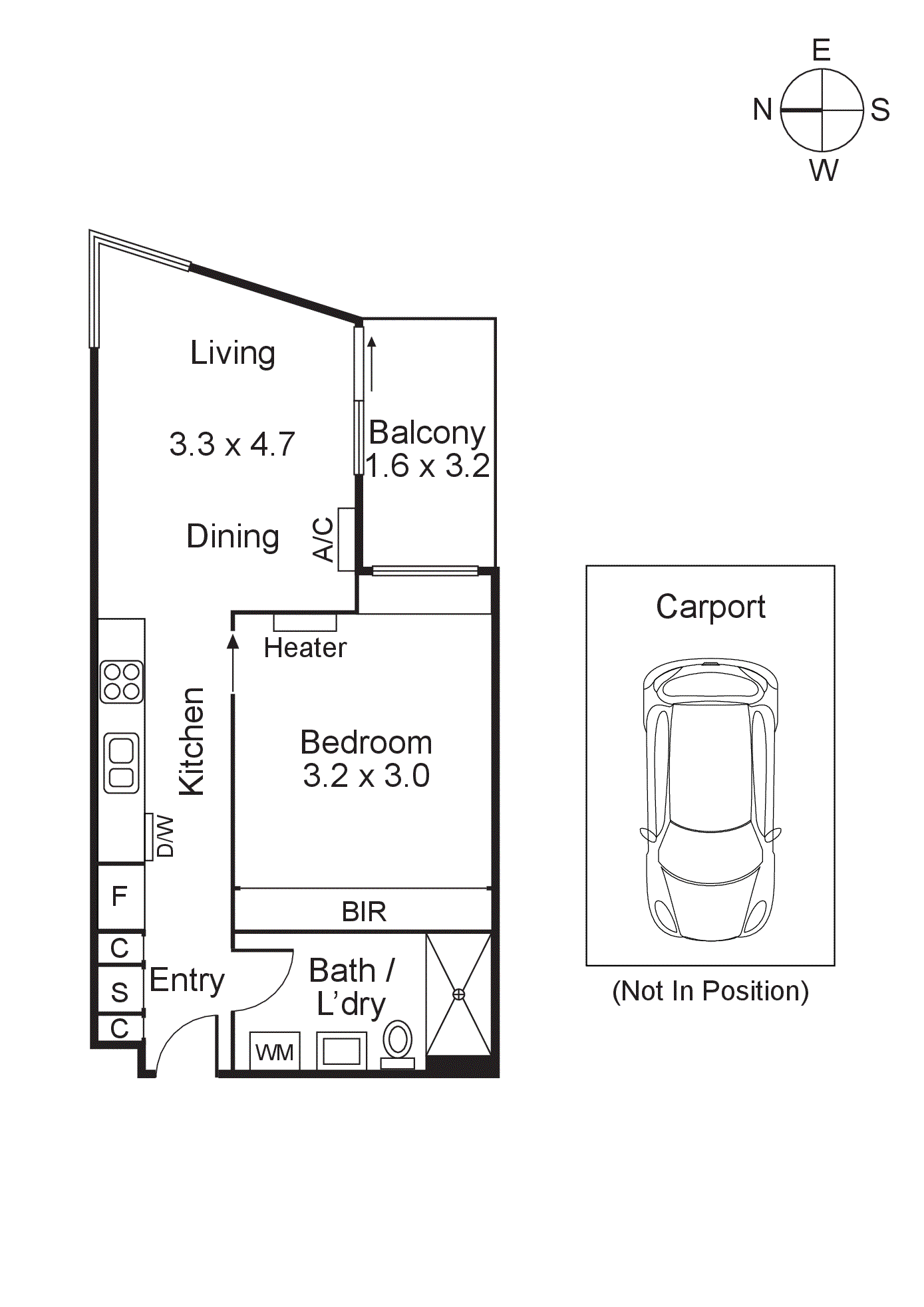 605/1 Lygon Street, Brunswick VIC 3056 - Floorplan
