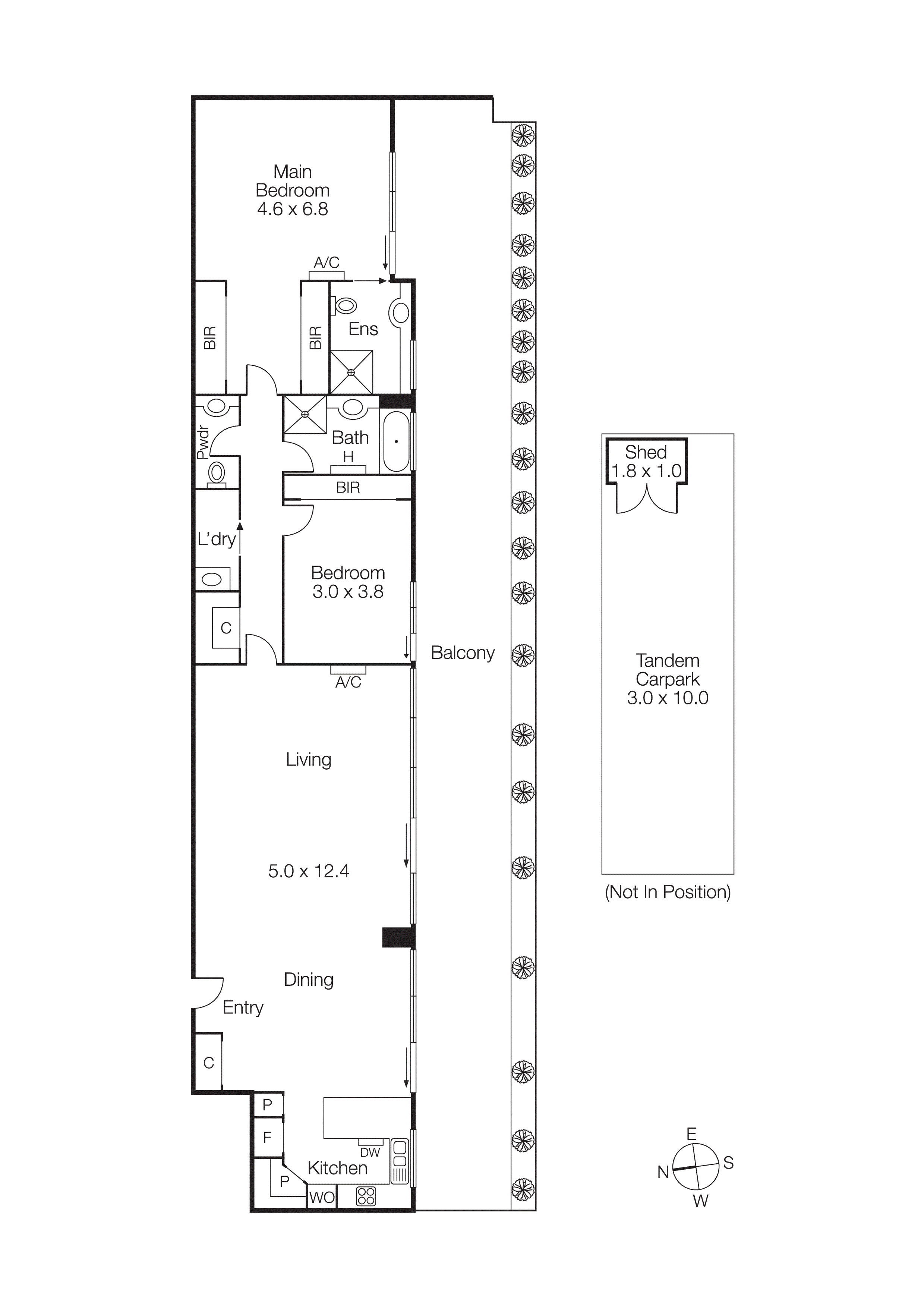 605/3-7 Alma Road, St Kilda VIC 3182 - Floorplan