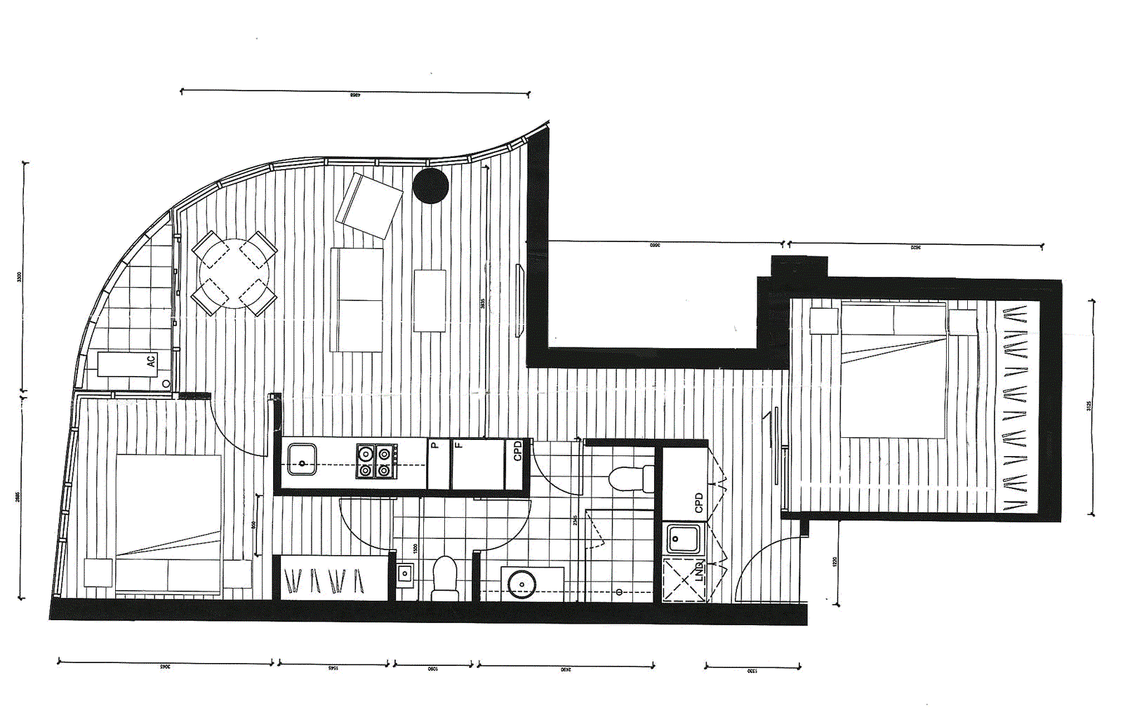605/338 Kings Way, South Melbourne VIC 3205 - Floorplan