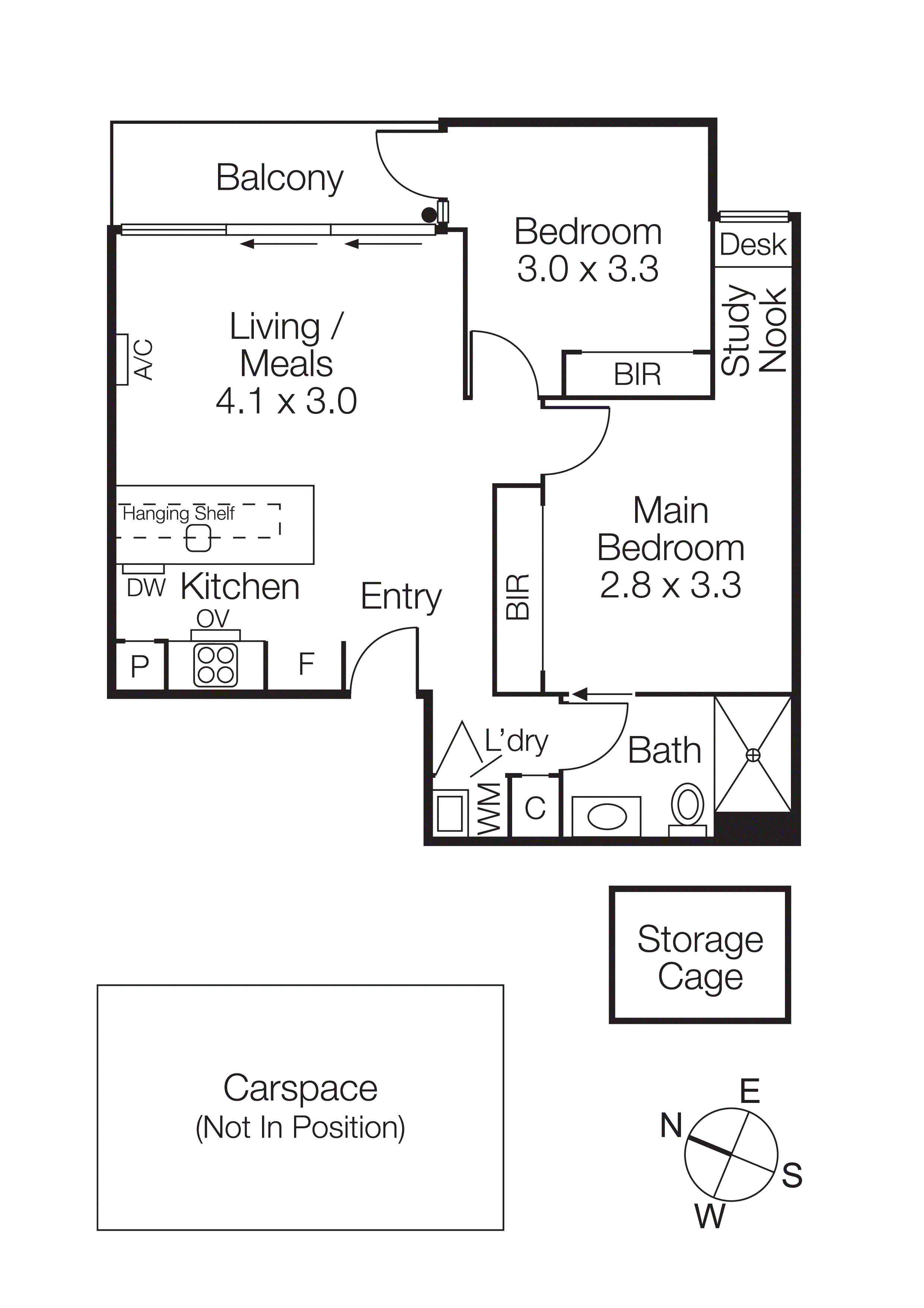 605/79 Market Street, South Melbourne VIC 3205 - Floorplan