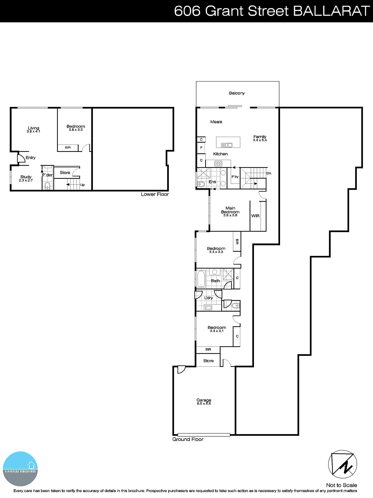 606 Grant Street, Ballarat VIC 3350 - Floorplan