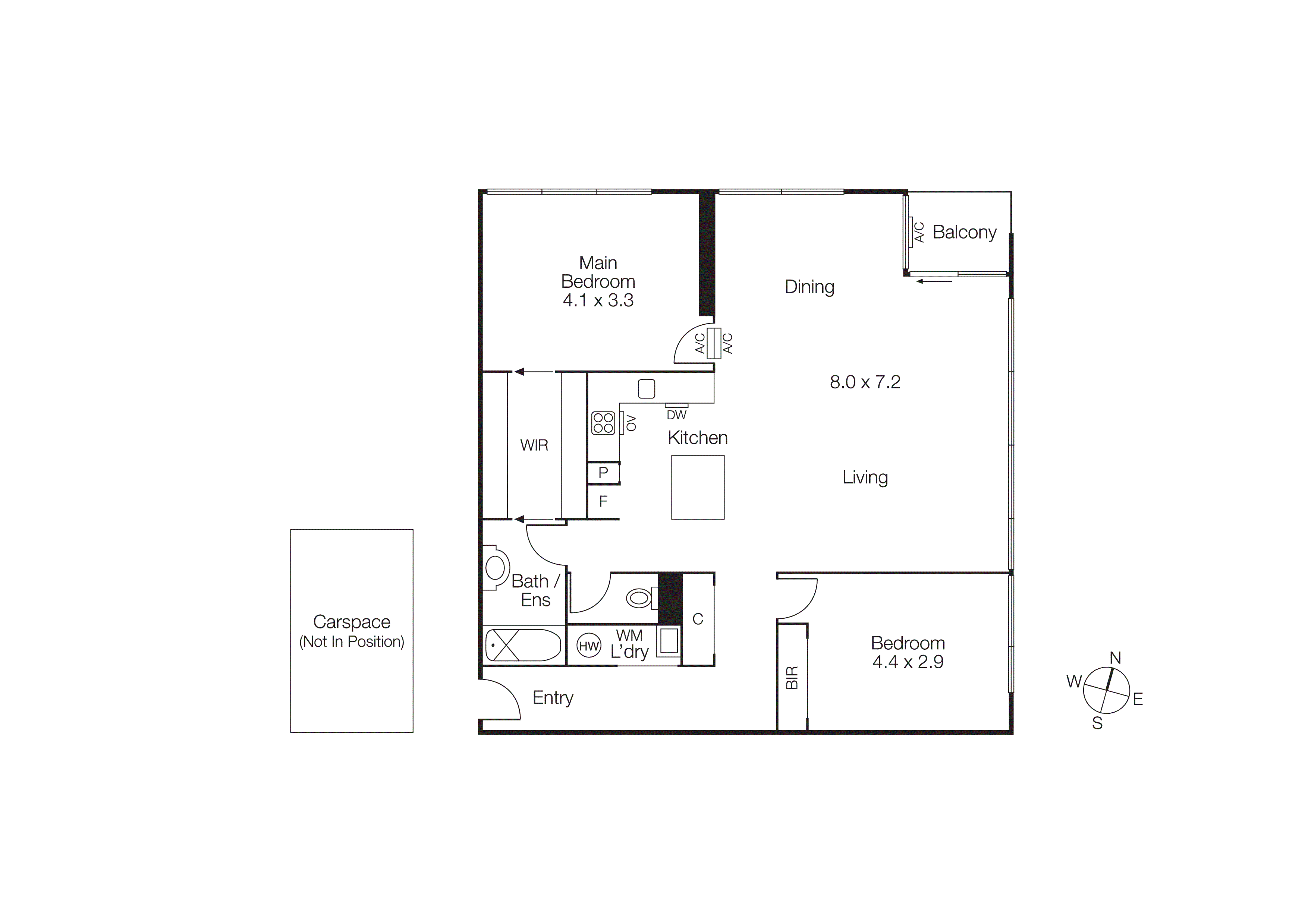 606/82 Queens Road, Melbourne VIC 3004 - Floorplan