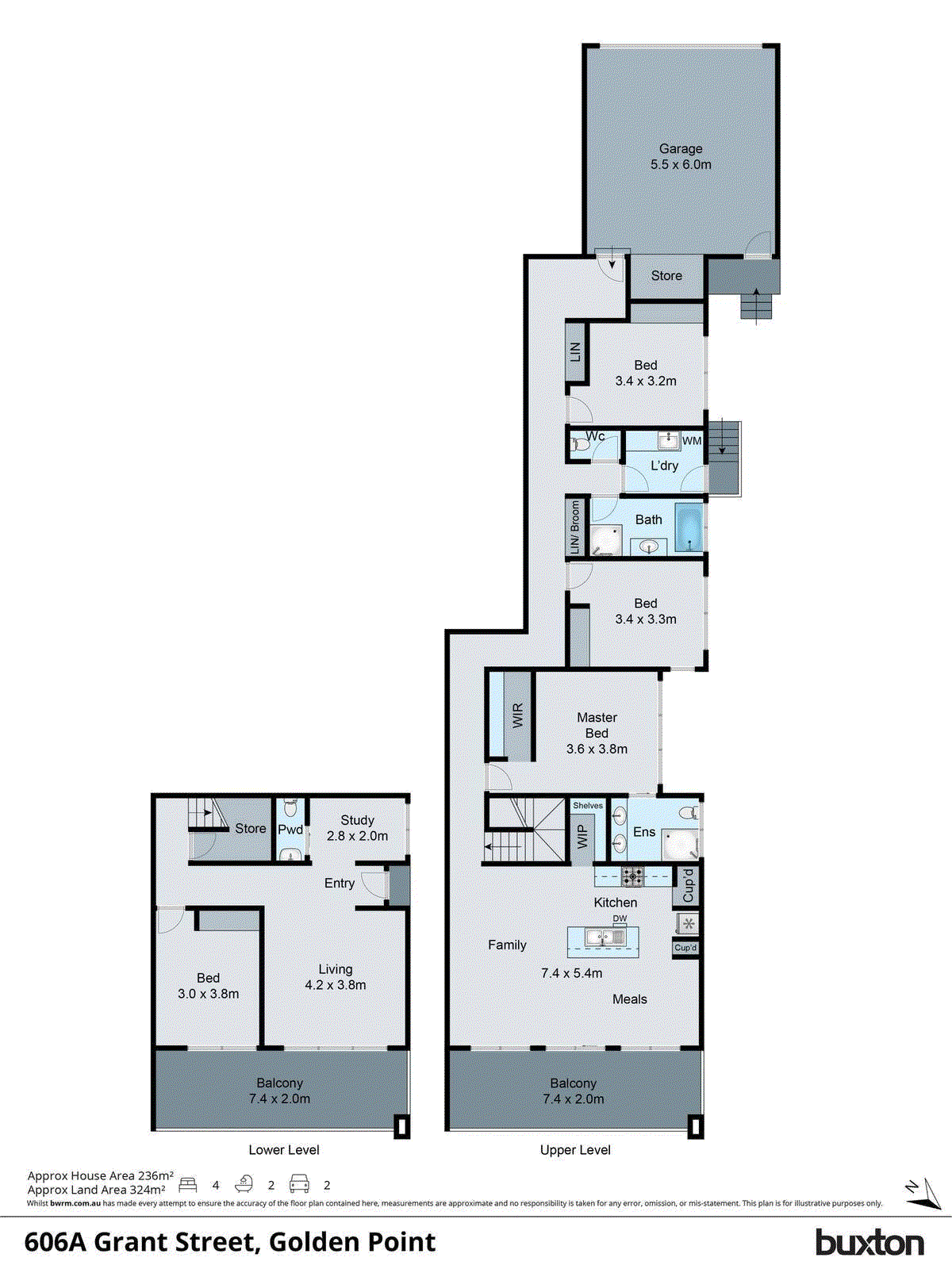606A Grant Street, Golden Point VIC 3350 - Floorplan