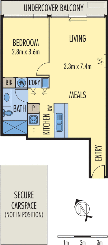 607/55 Bay Street, Port Melbourne VIC 3207 - Floorplan