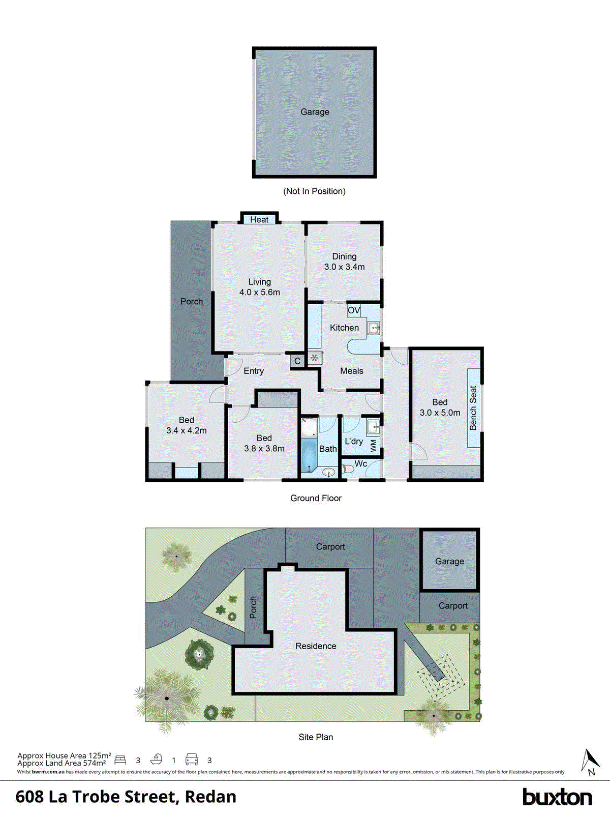 608 La Trobe Street, Redan VIC 3350 - Floorplan