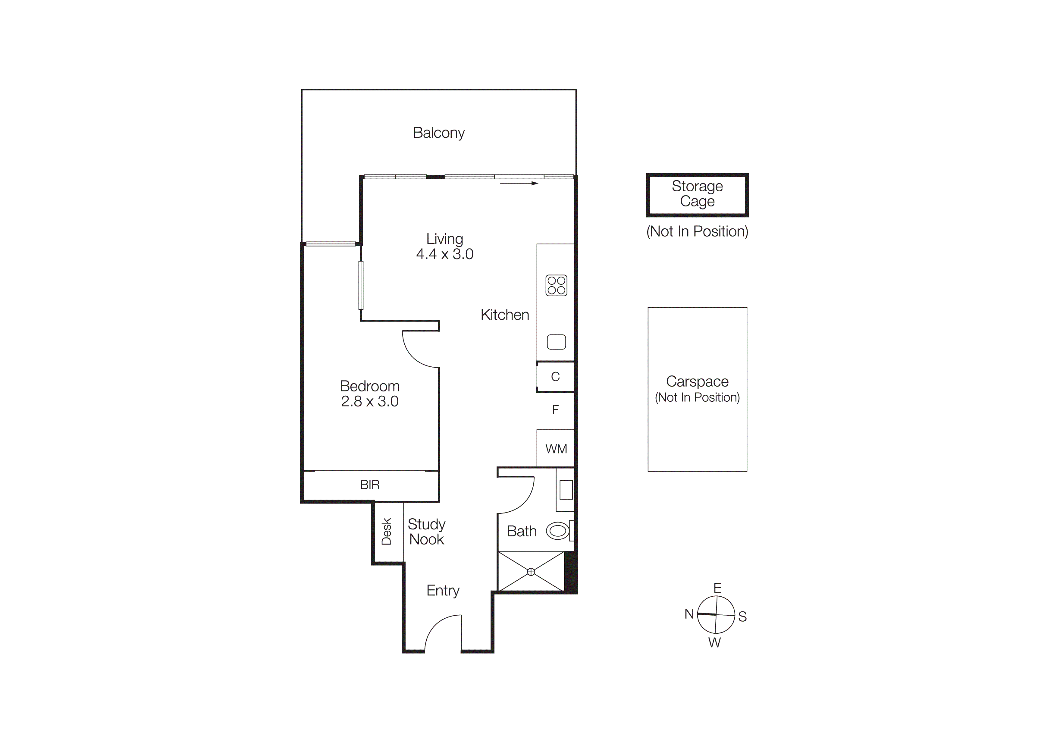 608/25-29 Alma Road, St Kilda VIC 3182 - Floorplan