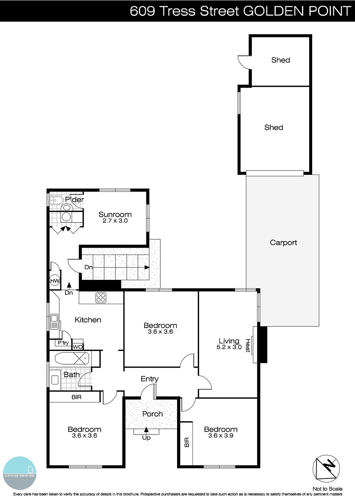 609 Tress Street, Golden Point VIC 3350 - Floorplan