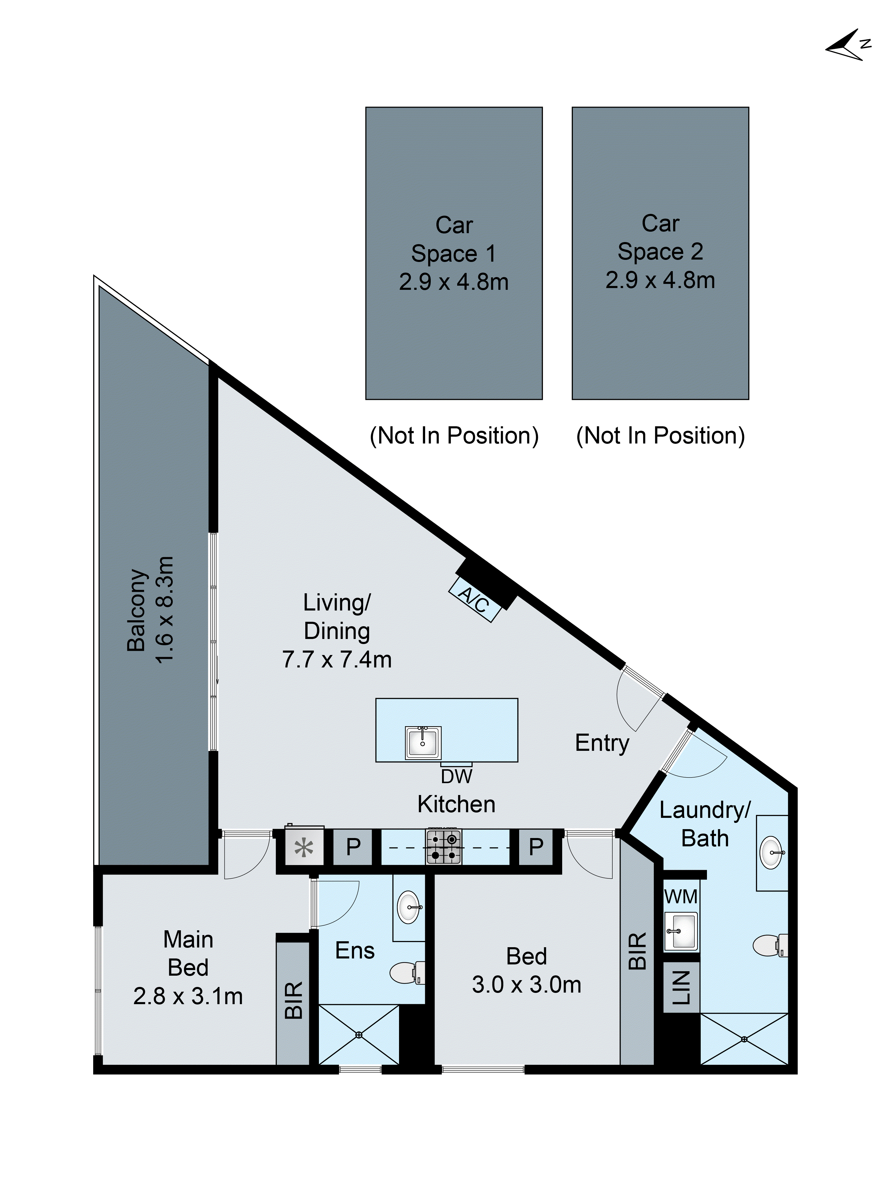 609/18 Malone Street, Geelong VIC 3220 - Floorplan