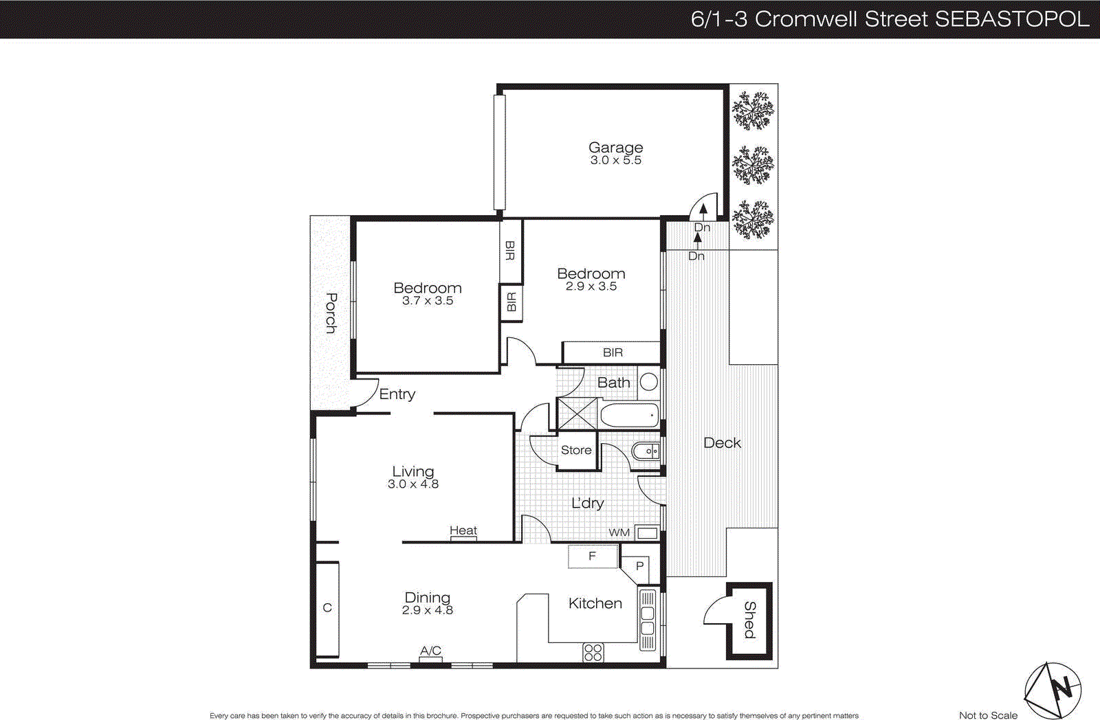 6/1-3 Cromwell Street, Sebastopol VIC 3356 - Floorplan