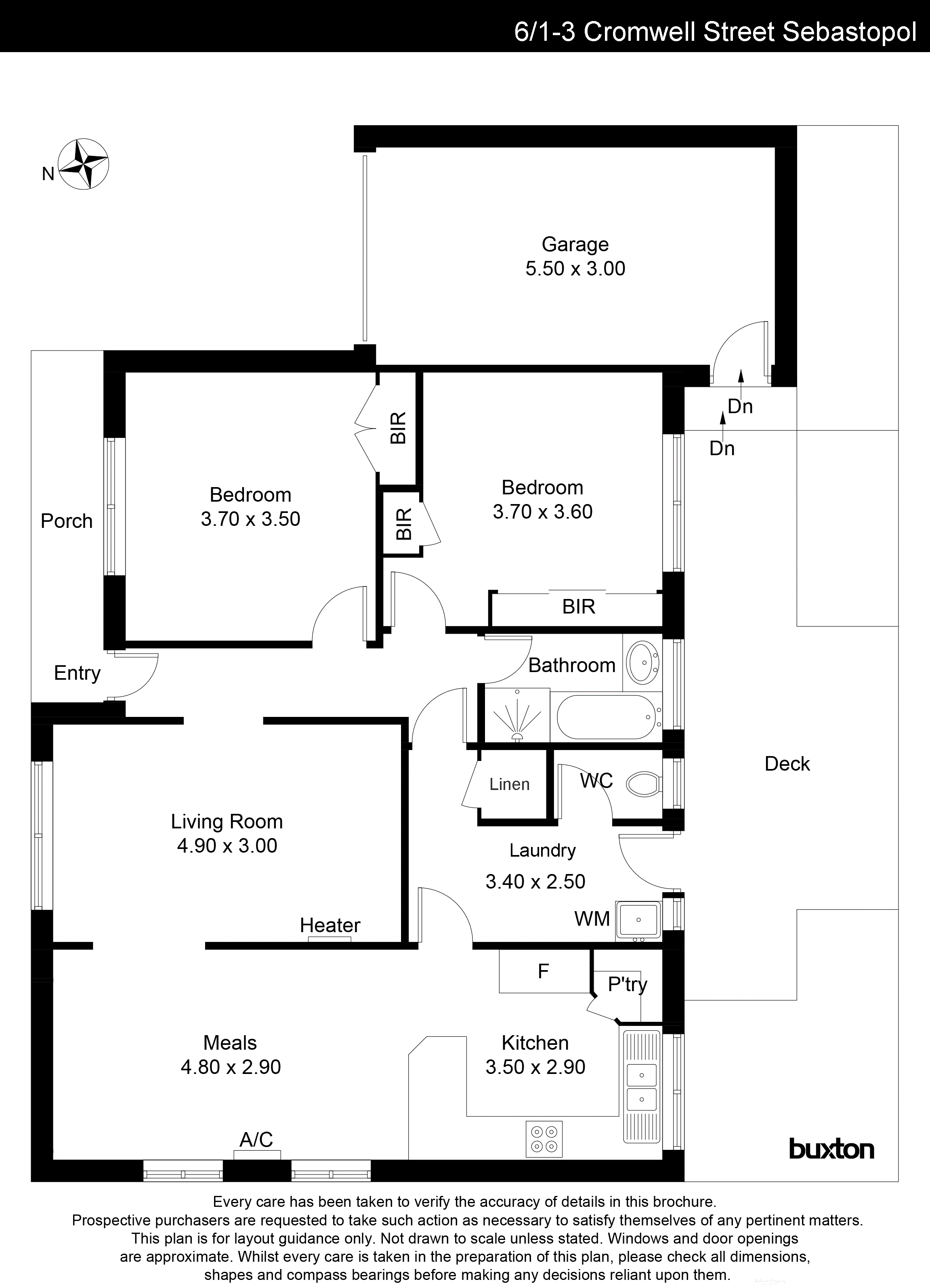 6/1-3 Cromwell Street, Sebastopol VIC 3356 - Floorplan