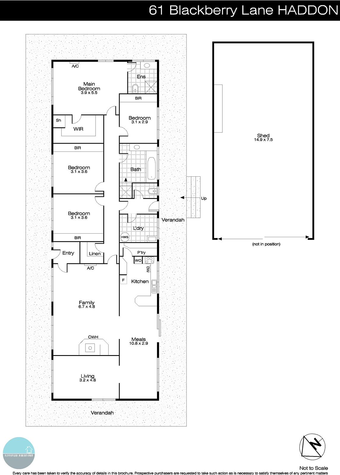 61 Blackberry Lane, Haddon VIC 3351 - Floorplan