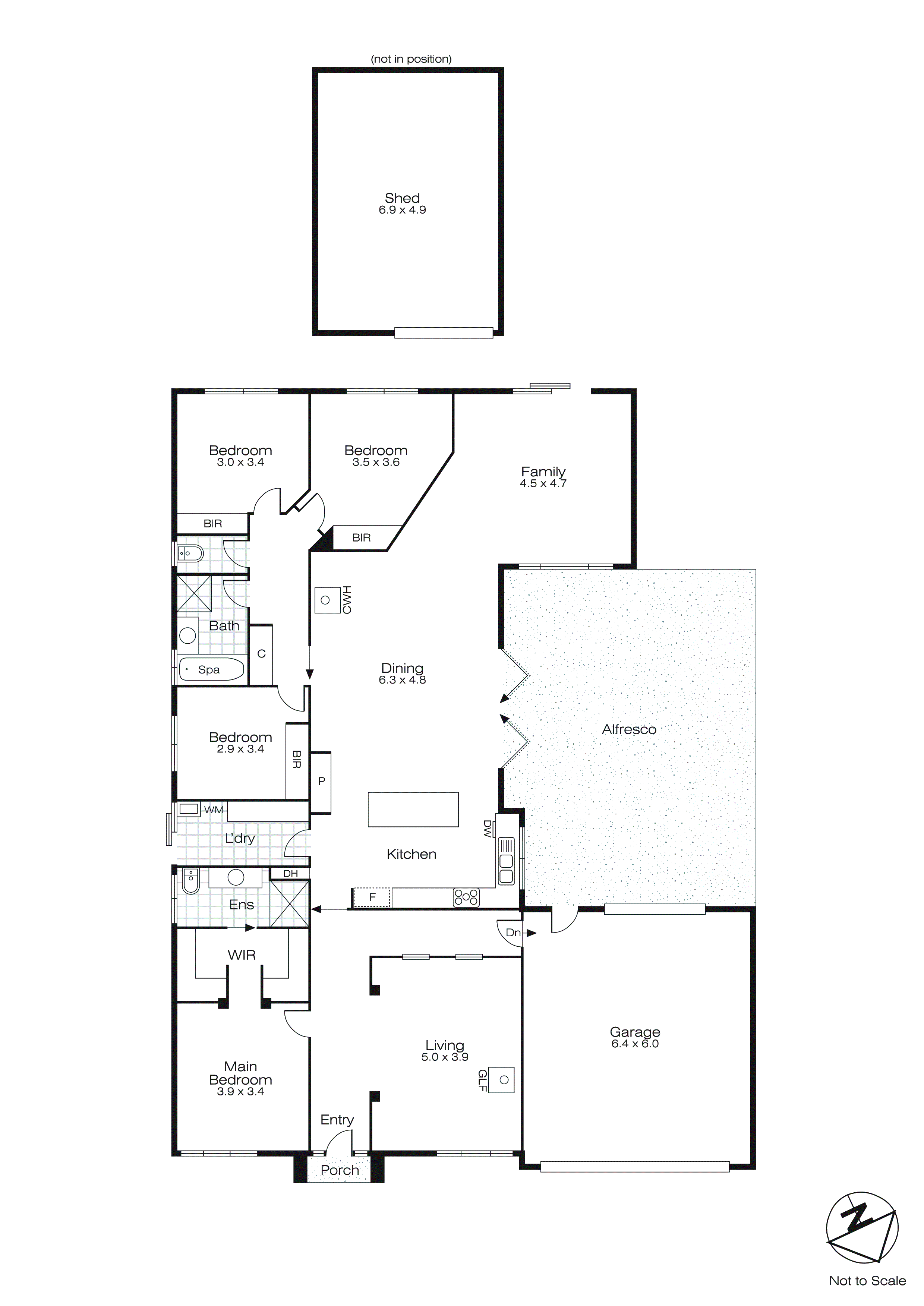 61 Clarke Street, Miners Rest VIC 3352 - Floorplan