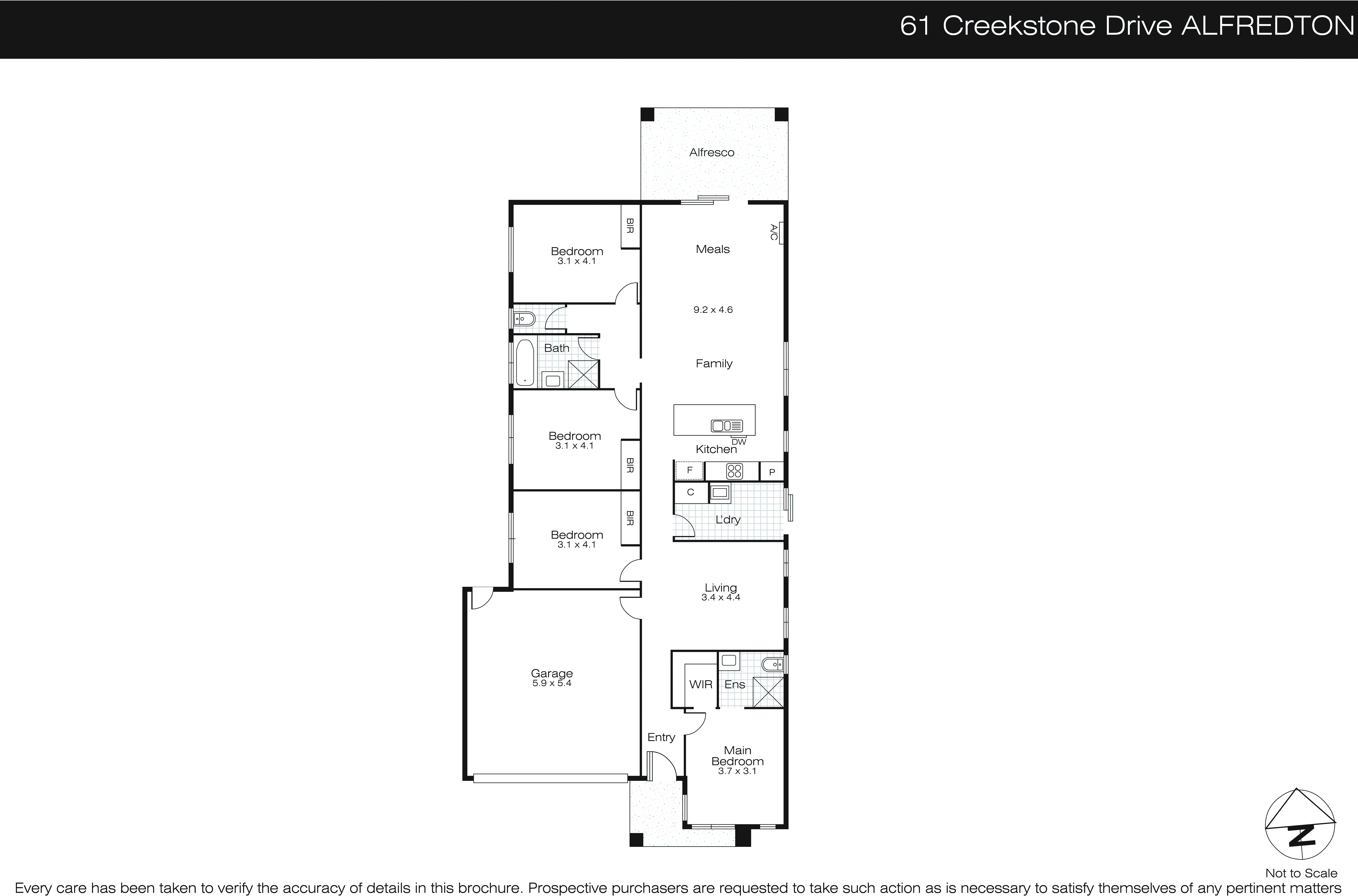 61 Creekstone Drive, Alfredton VIC 3350 - Floorplan